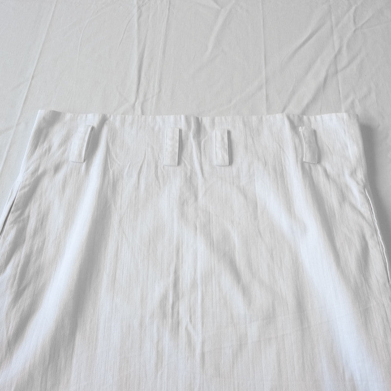 asymmetrical paper bag waist skirt