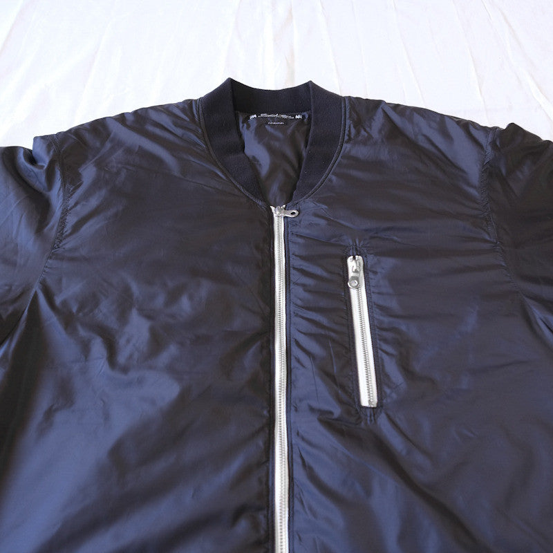 contrast zip MA-1 bomber jacket