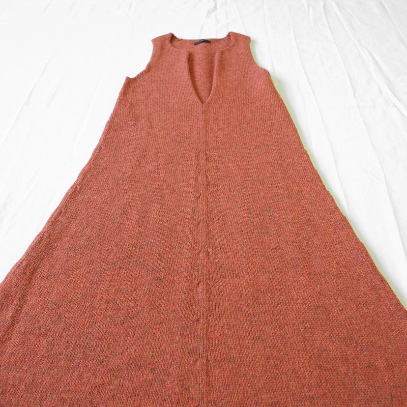 heavy knit sleeveless dress