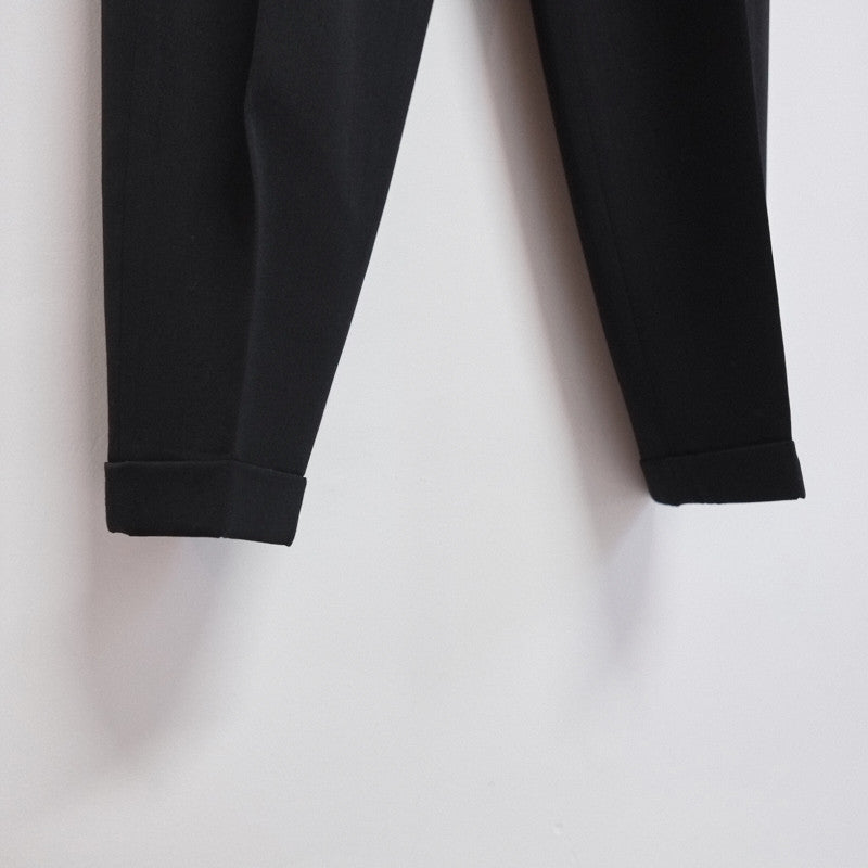 tapered cuffed trousers