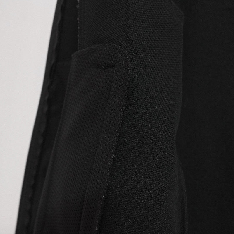 curved pocket zip jacket