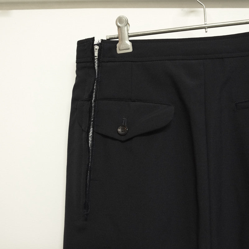front button zip skirt
