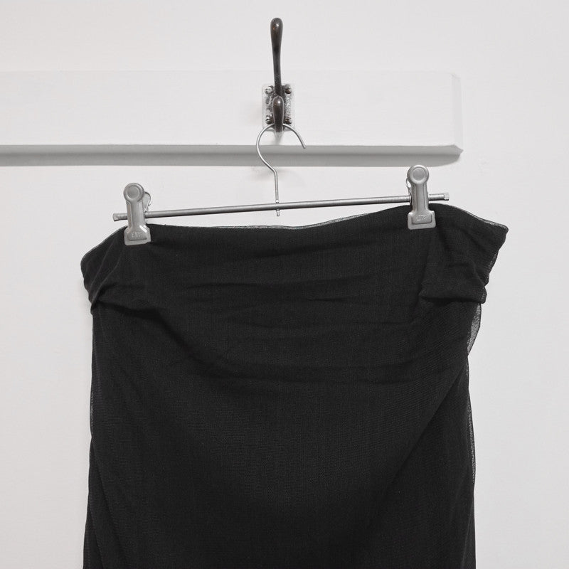 layered mesh miniskirt