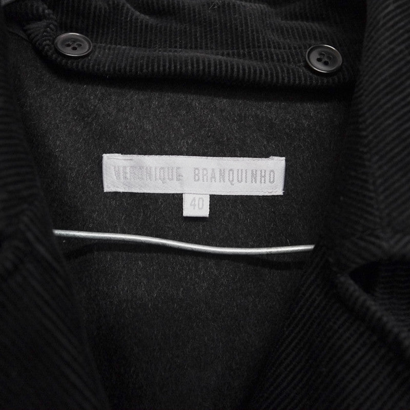 Veronique Branquinho corduroy trench coat with removable