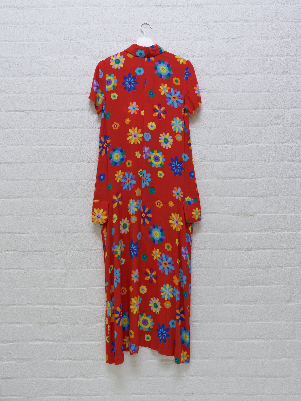 Comme des garcons 1996 red floral print maxi dress Filter store Comme des garcons 1996 red floral print maxi dress Filter store