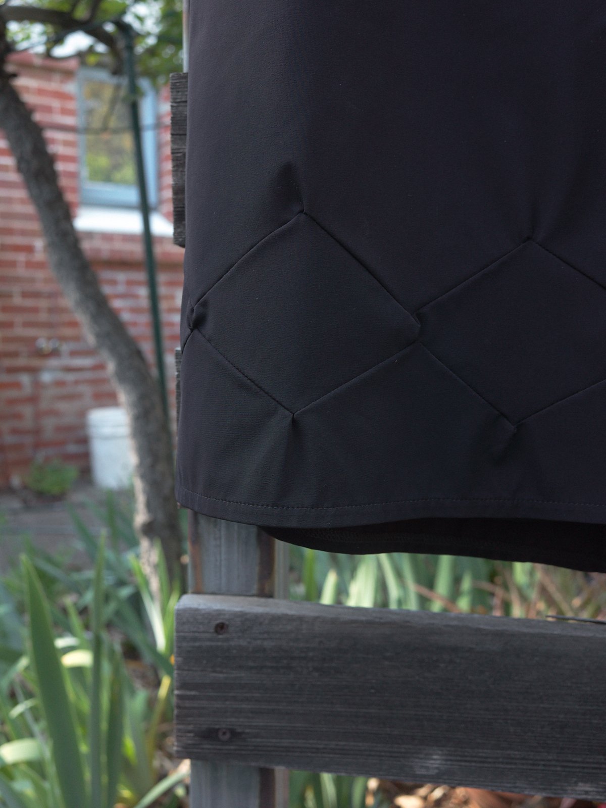 Jil Sander black polyester blend diamond detail skirt - womens 34