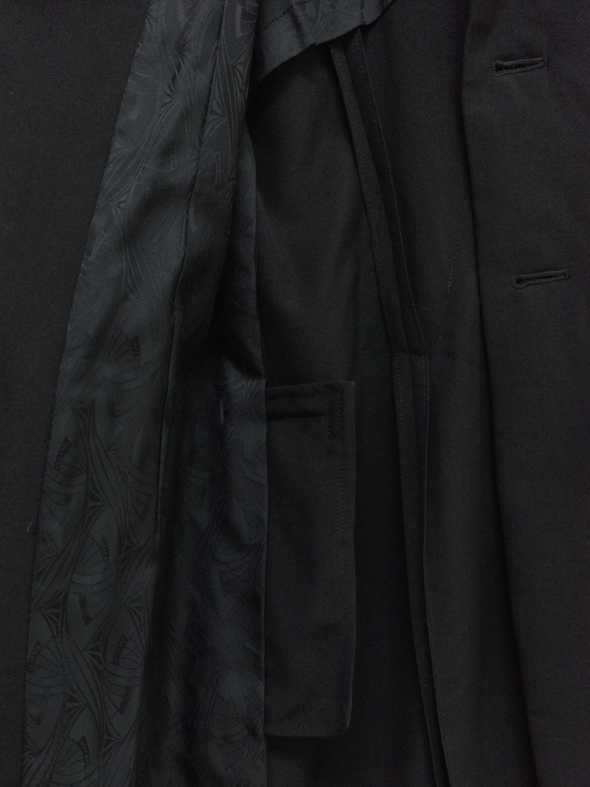 Comme des Garçons 1992 Wool Short Coat Vintage Archive Tricot Comme Des Garcons A/W 1992 Peacoat Wool