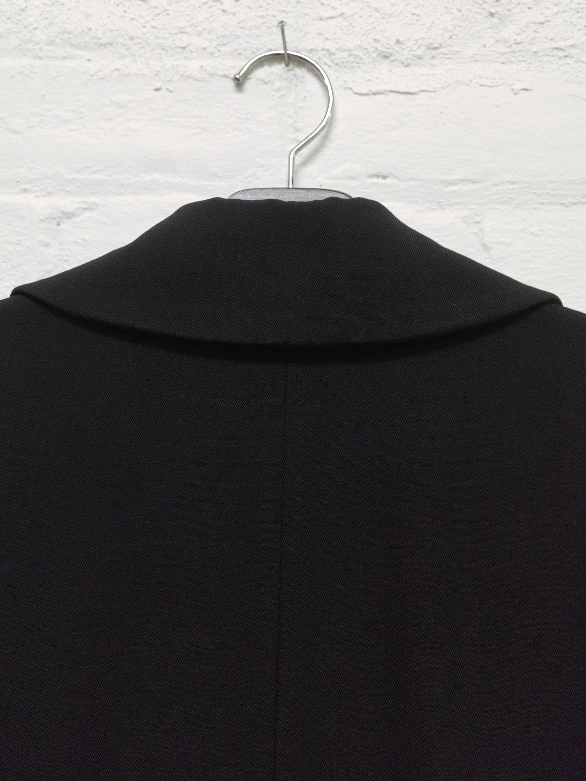 Tricot comme des garcons 1990s black wool gabardine boxy double 