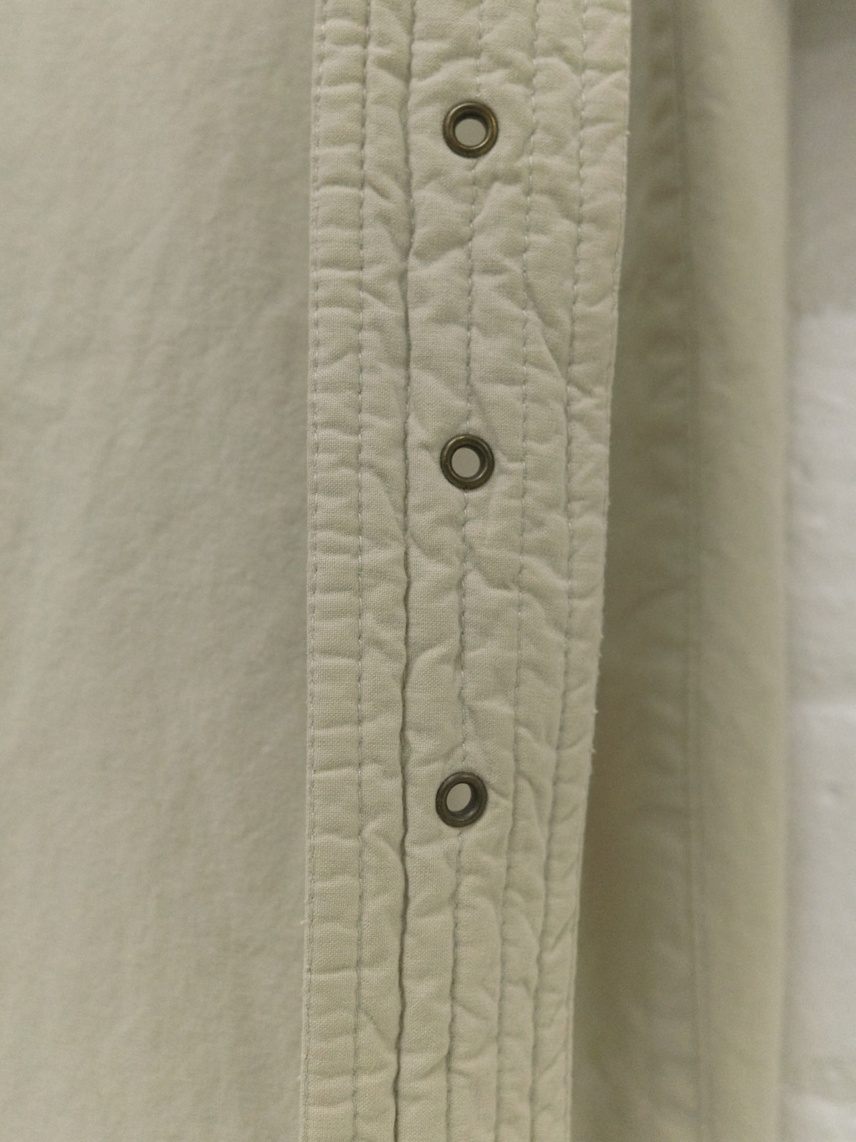 Giorgio Armani 1990s beige cotton covered placket mackintosh coat - mens 50
