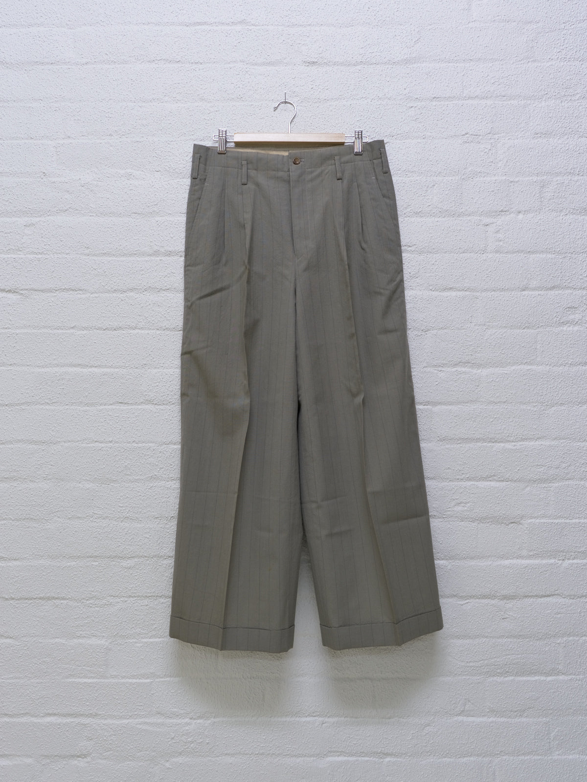 Tricot comme des garcons 1992 striped wide leg trousers