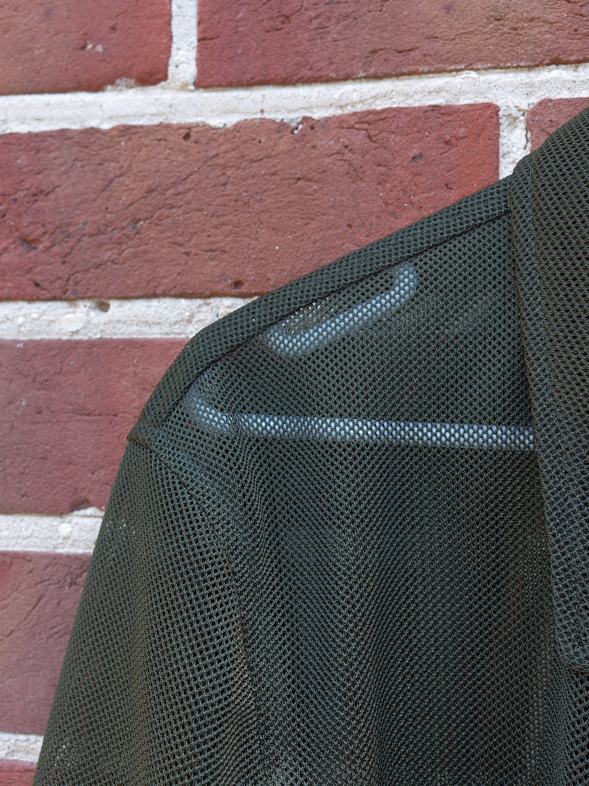 comme des garcons homme polyester mesh zip jacket SS 1996