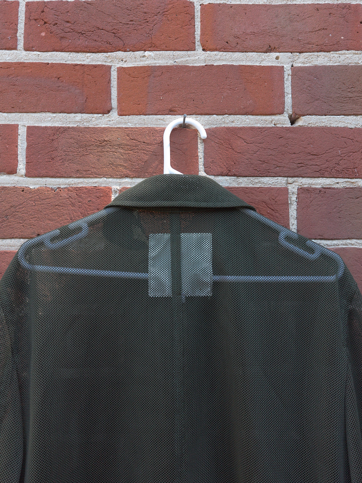 comme des garcons homme polyester mesh zip jacket SS 1996