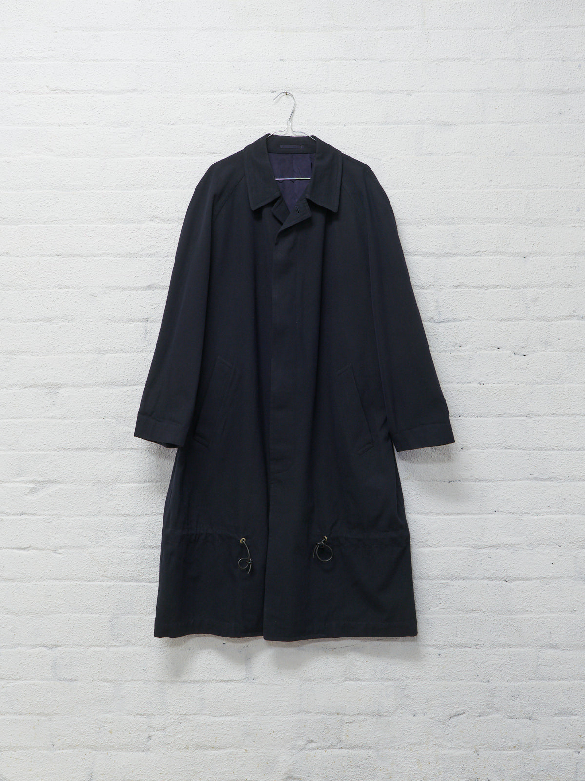 Comme des garcons homme plus 1990 navy drawstring hem