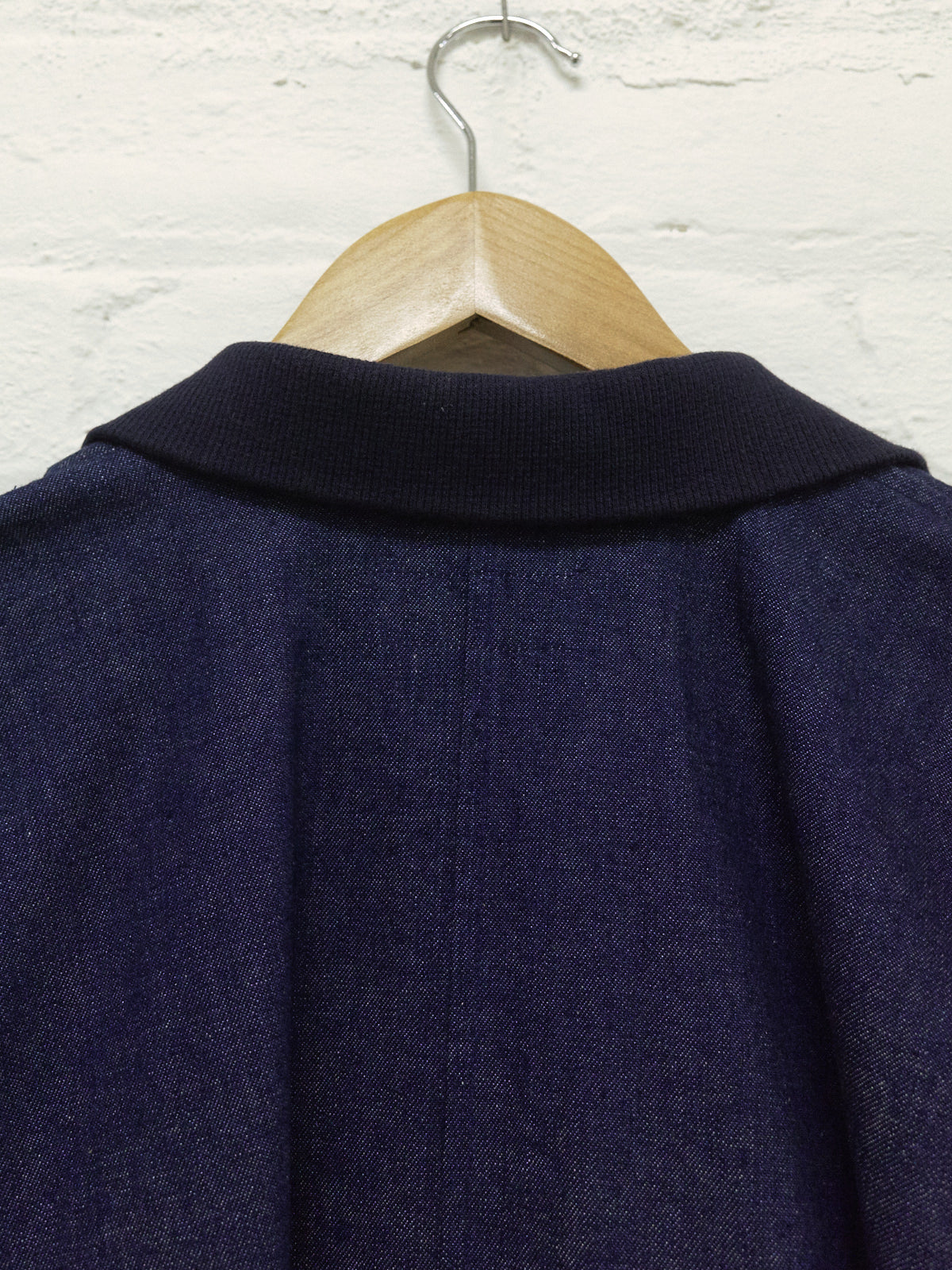 Yohji Yamamoto 1980s indigo denim dolman sleeve double pocket coat - womens M