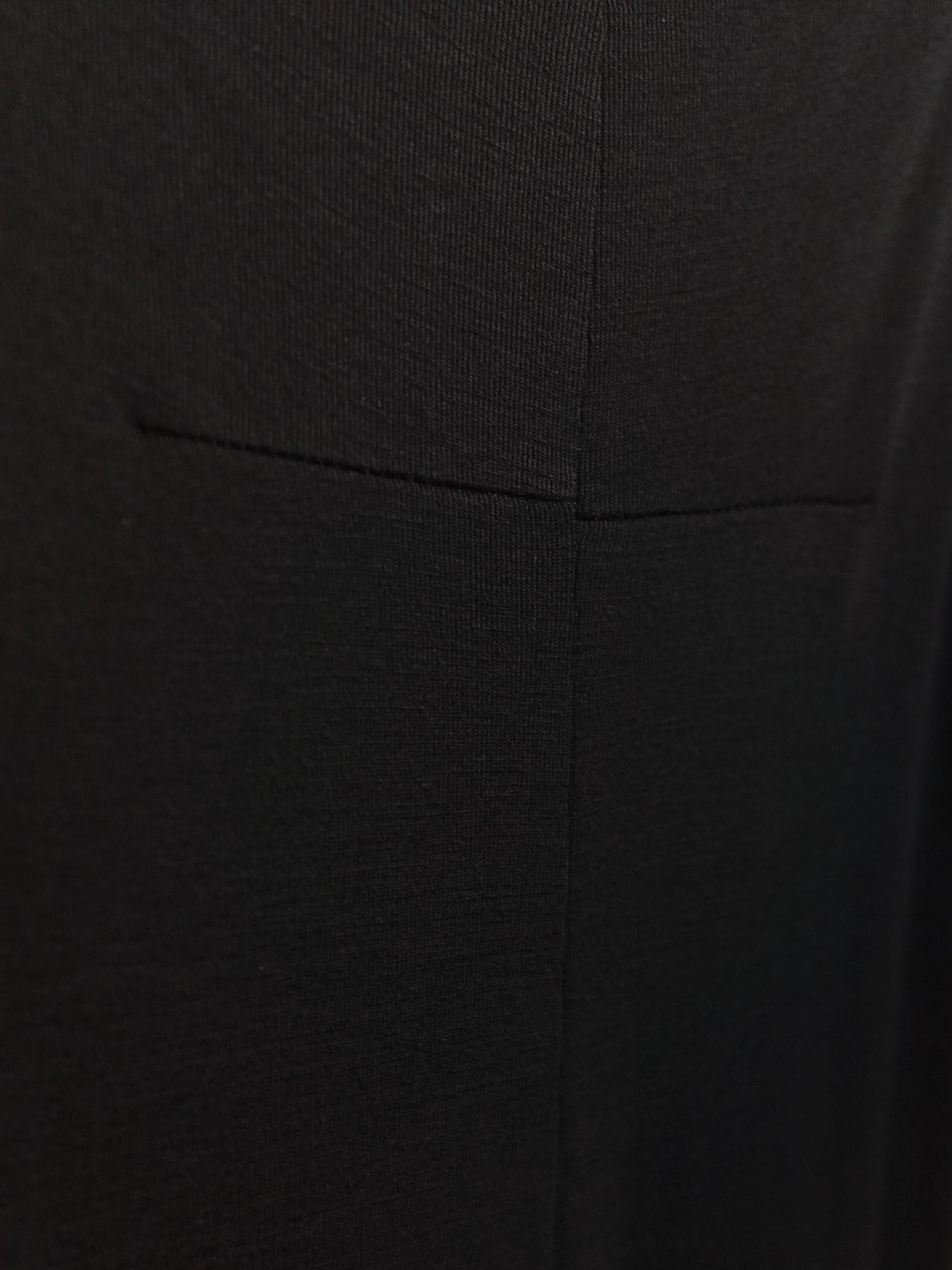 Helmut Lang 1990s black wool jersey singlet dress - size S