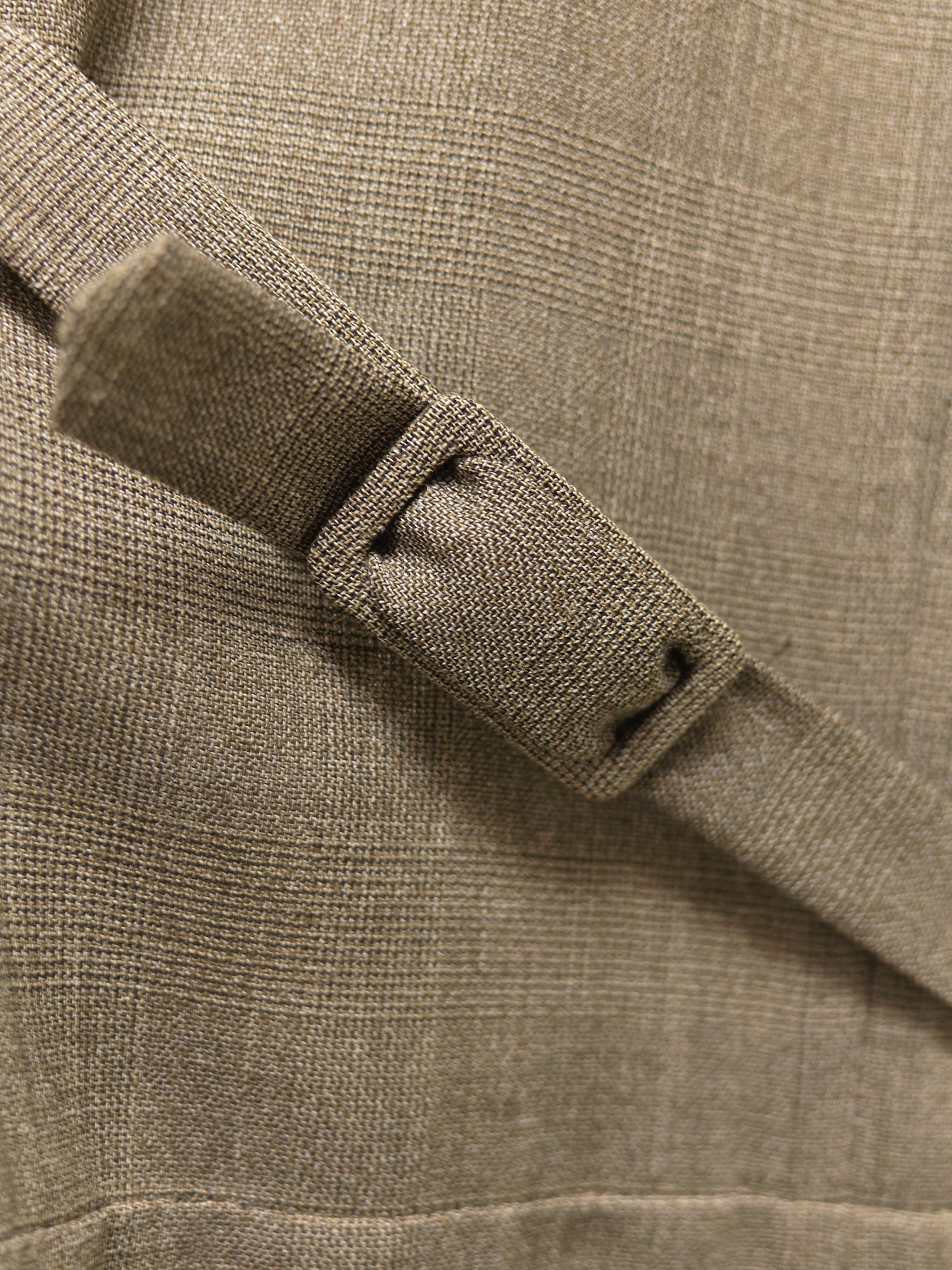 Maison Martin Margiela SS2001 brown wool check facing detail sleeveless dress 38