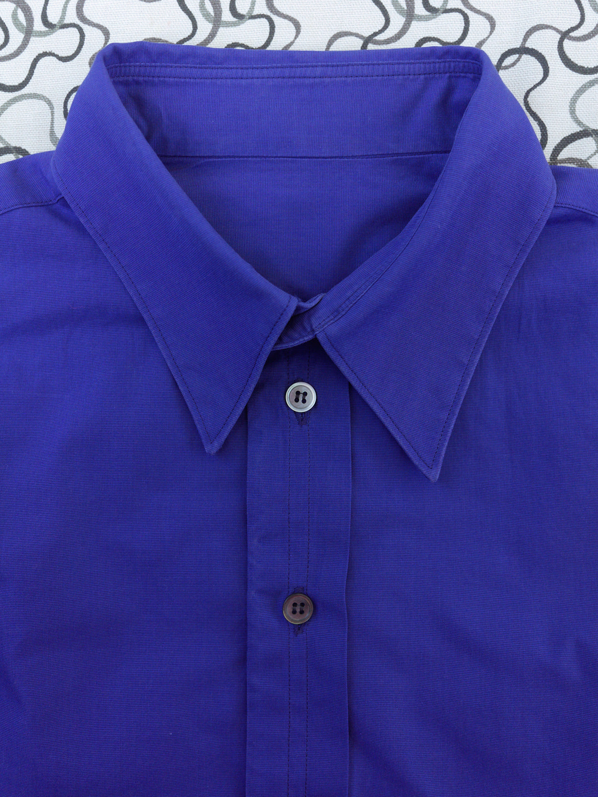 Masaki matsushima 1990s blue cotton shirt – Filter store
