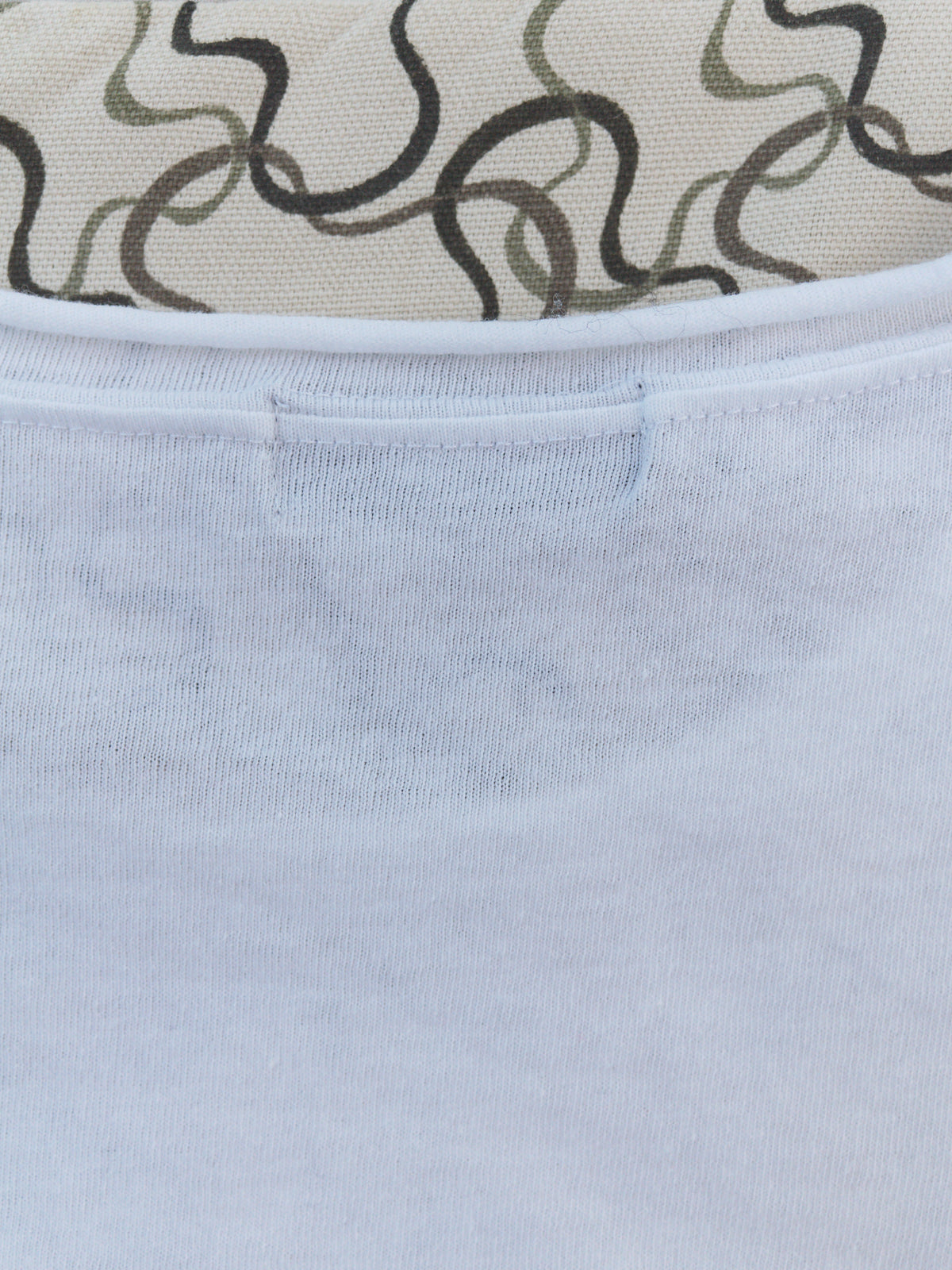 Comme des garcons homme plus 1992 white leaf motif longsleeve top Filter store