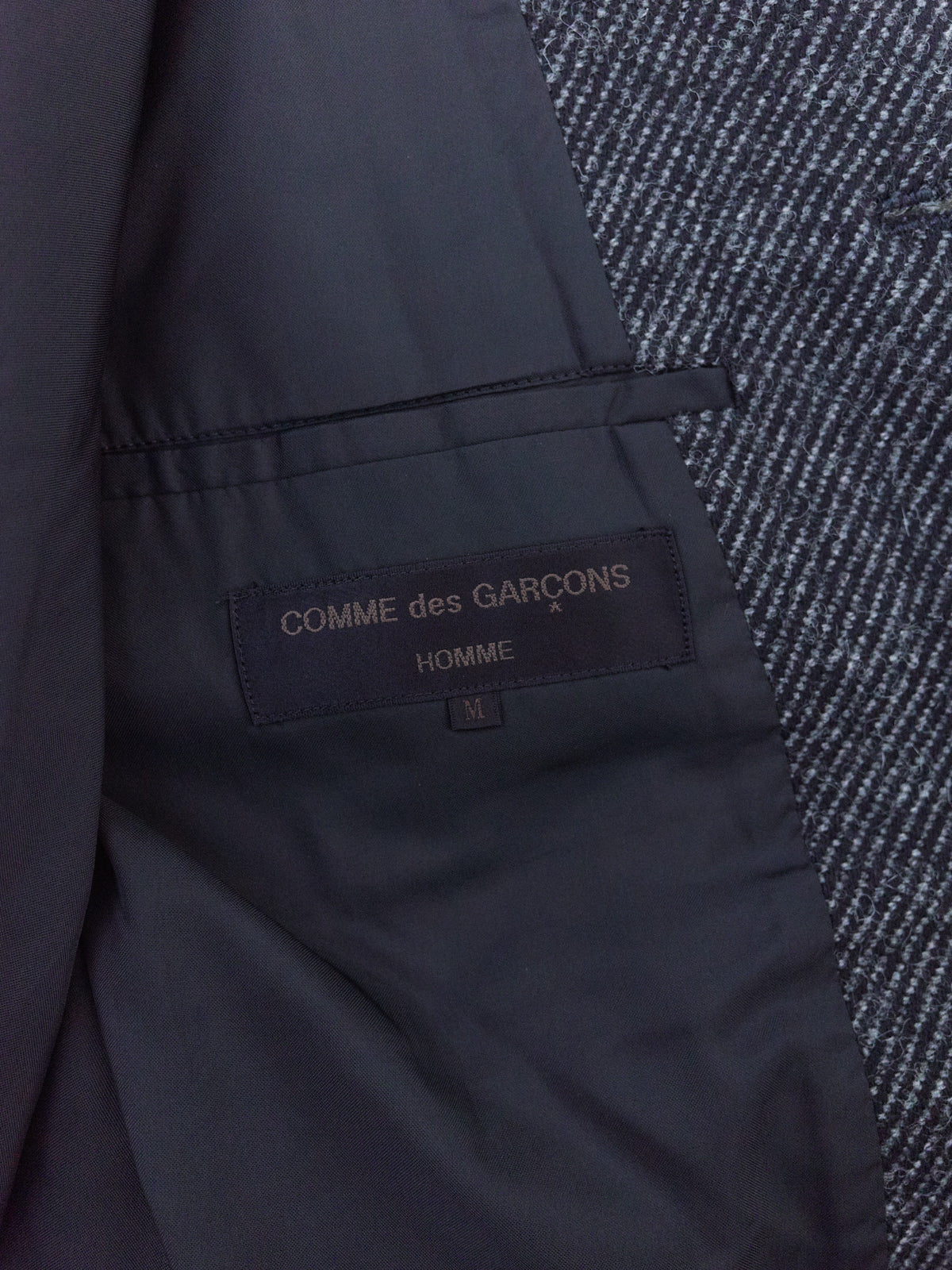 comme des garcons homme 80s grey wool vertical pocket 4 comme des garcons homme 80s grey wool vertical pocket 4