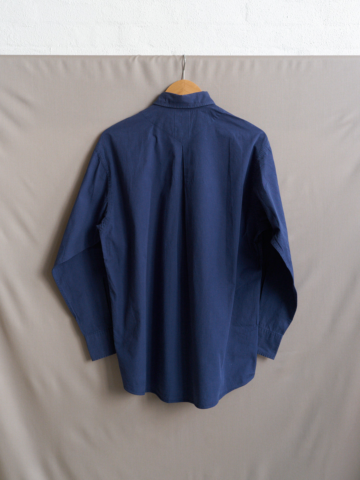 kenzo blue cotton floral pot plant print longsleeve shirt - 1990s