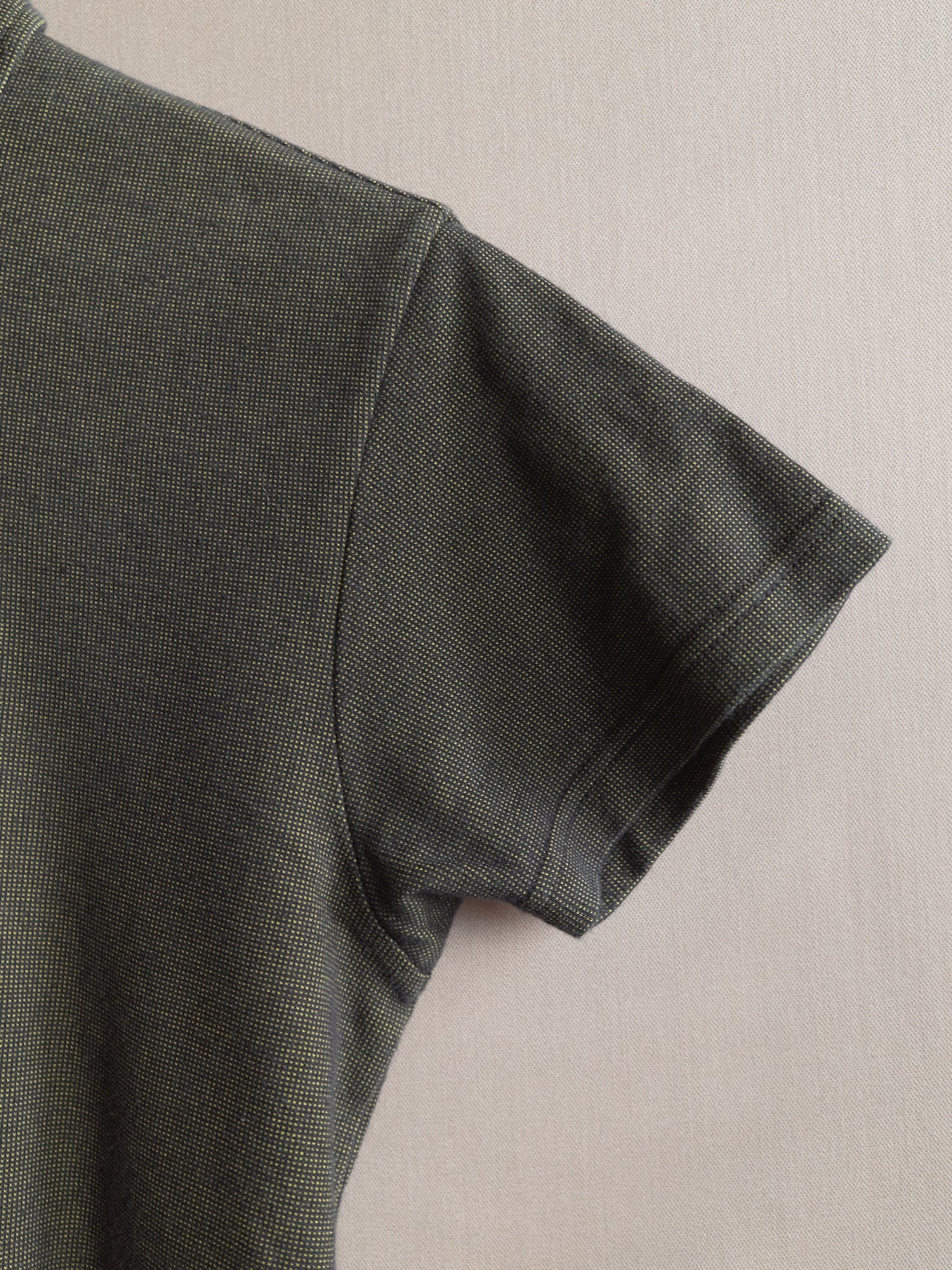 yohji yamamoto AAR green irridescent polo shirt - 1990s – Filter store