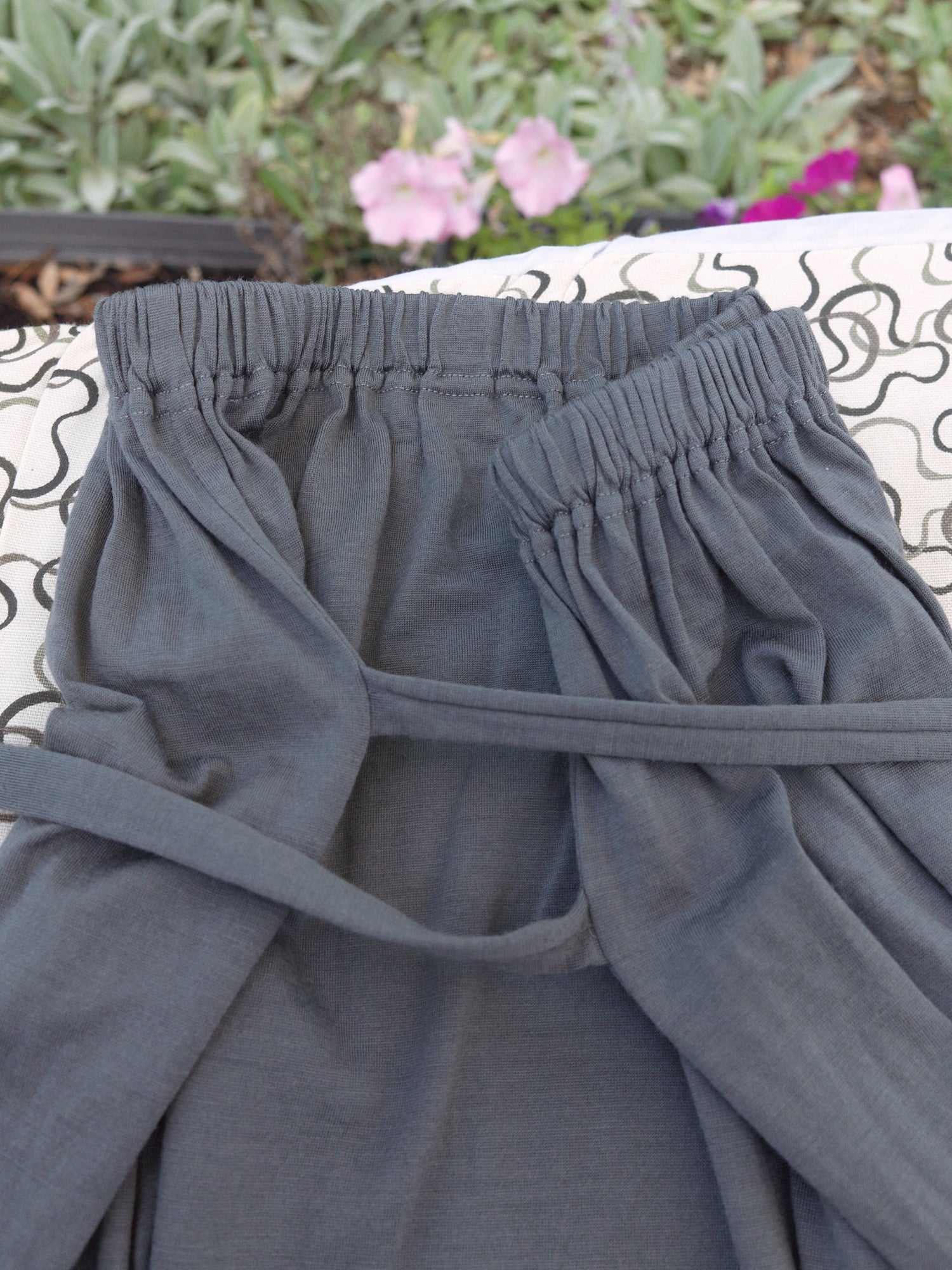 Comme des Garcons 1993 grey wool hem interfacing skirt - womens S M