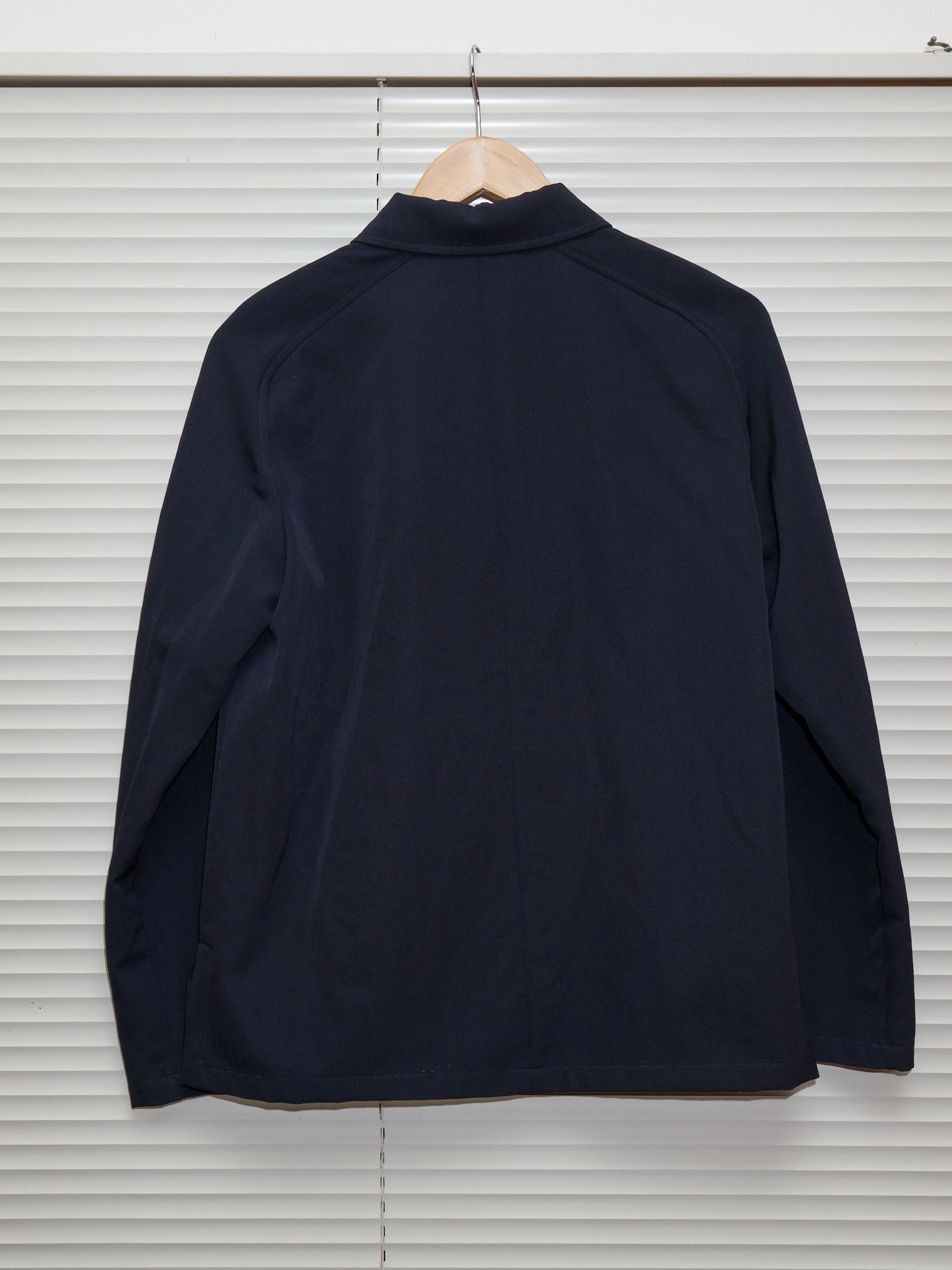 Max Mara Weekend Line 1990s dark navy wool gabardine jacket - womens size 10