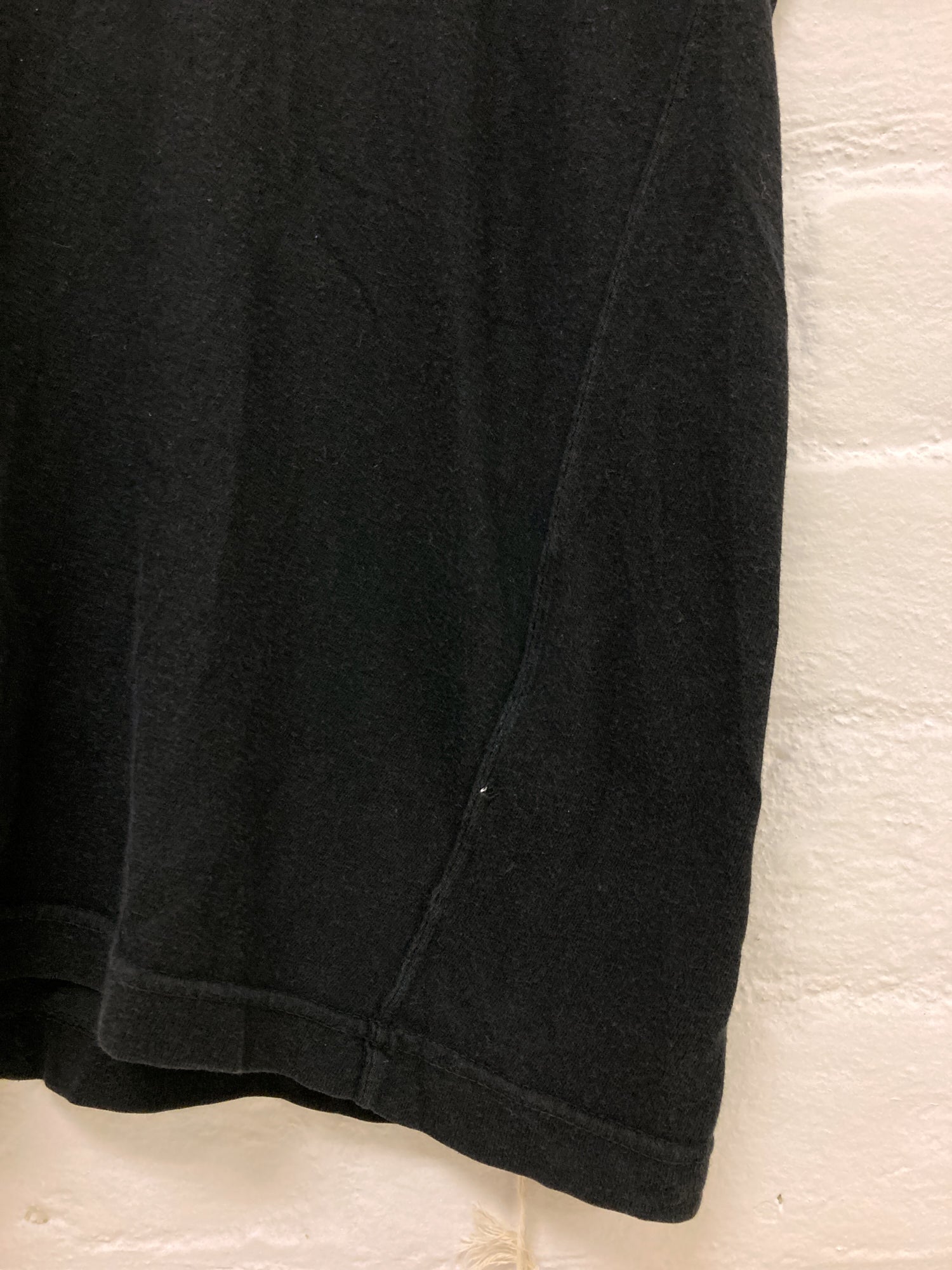 Comme des Garcons 1980s faded black cotton jersey 'CDG JAPAN' back print tshirt