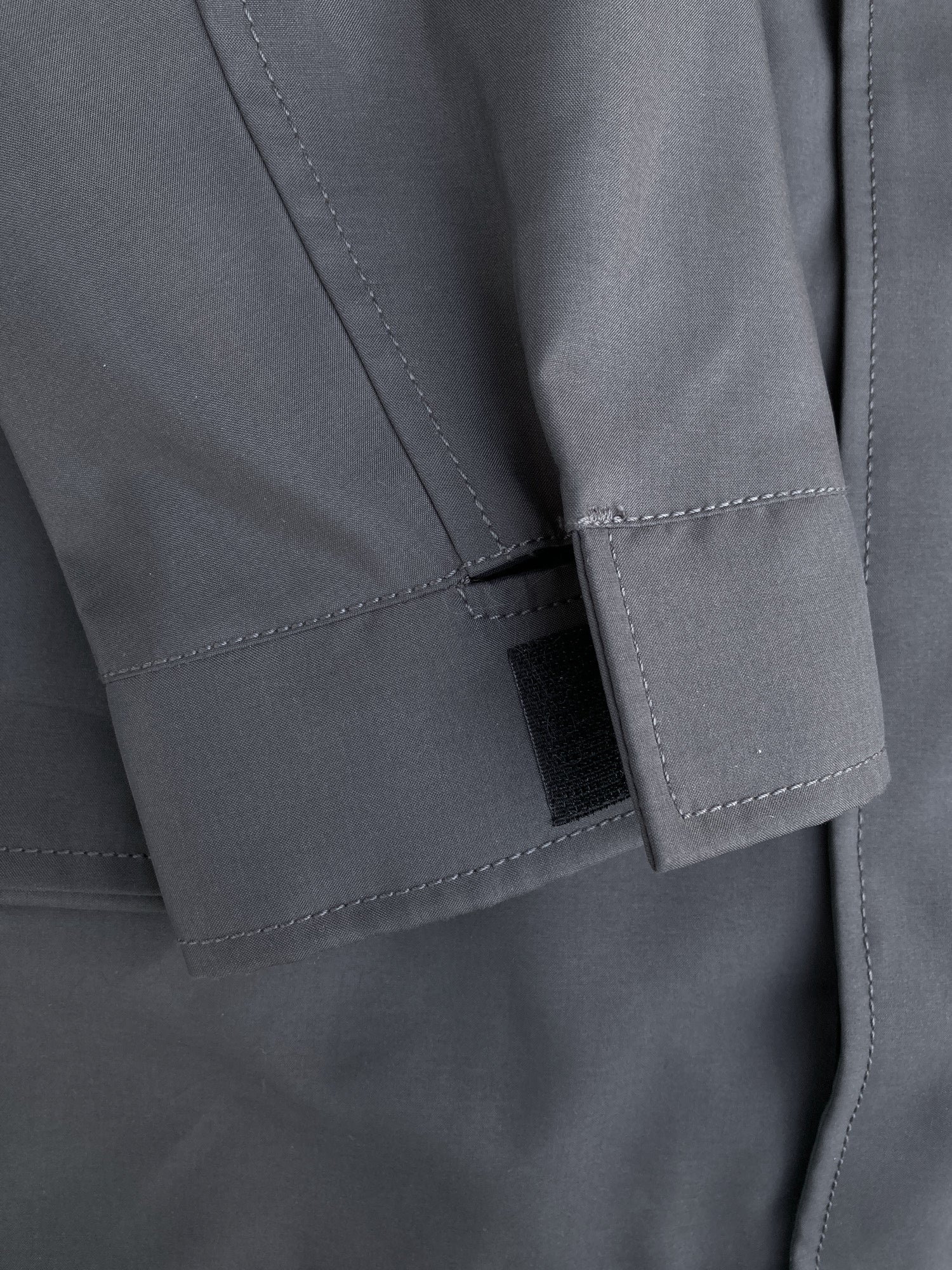 Samsonite 1990s grey polyester blend removable liner zip coat - size 50