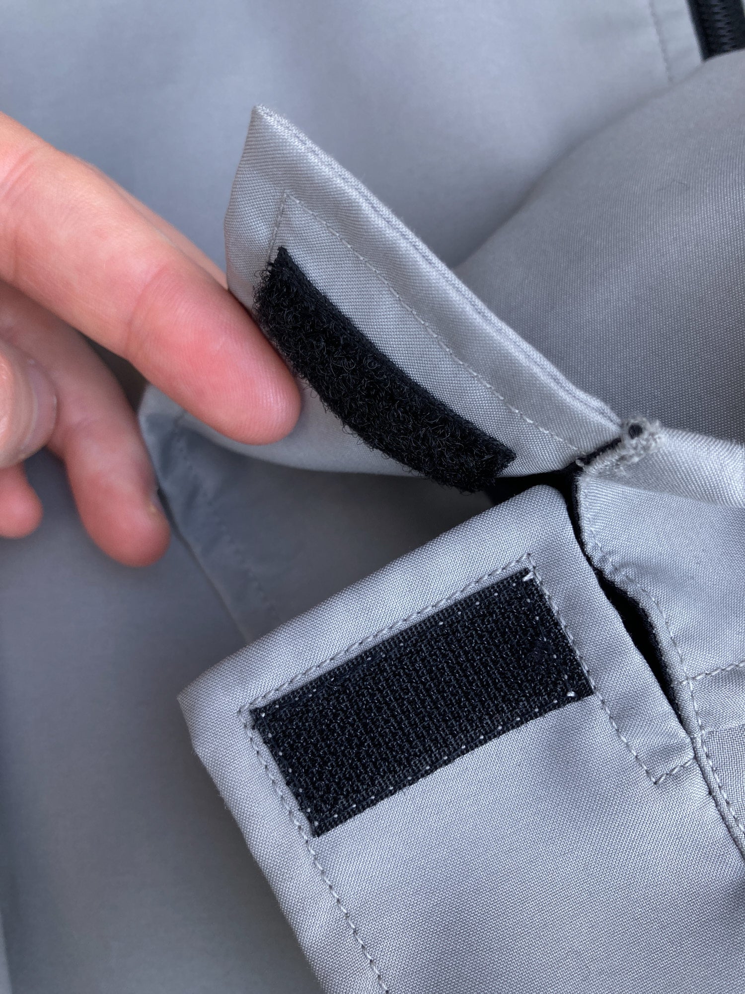 Samsonite 1990s grey poly blend zip jacket - size 50 M L