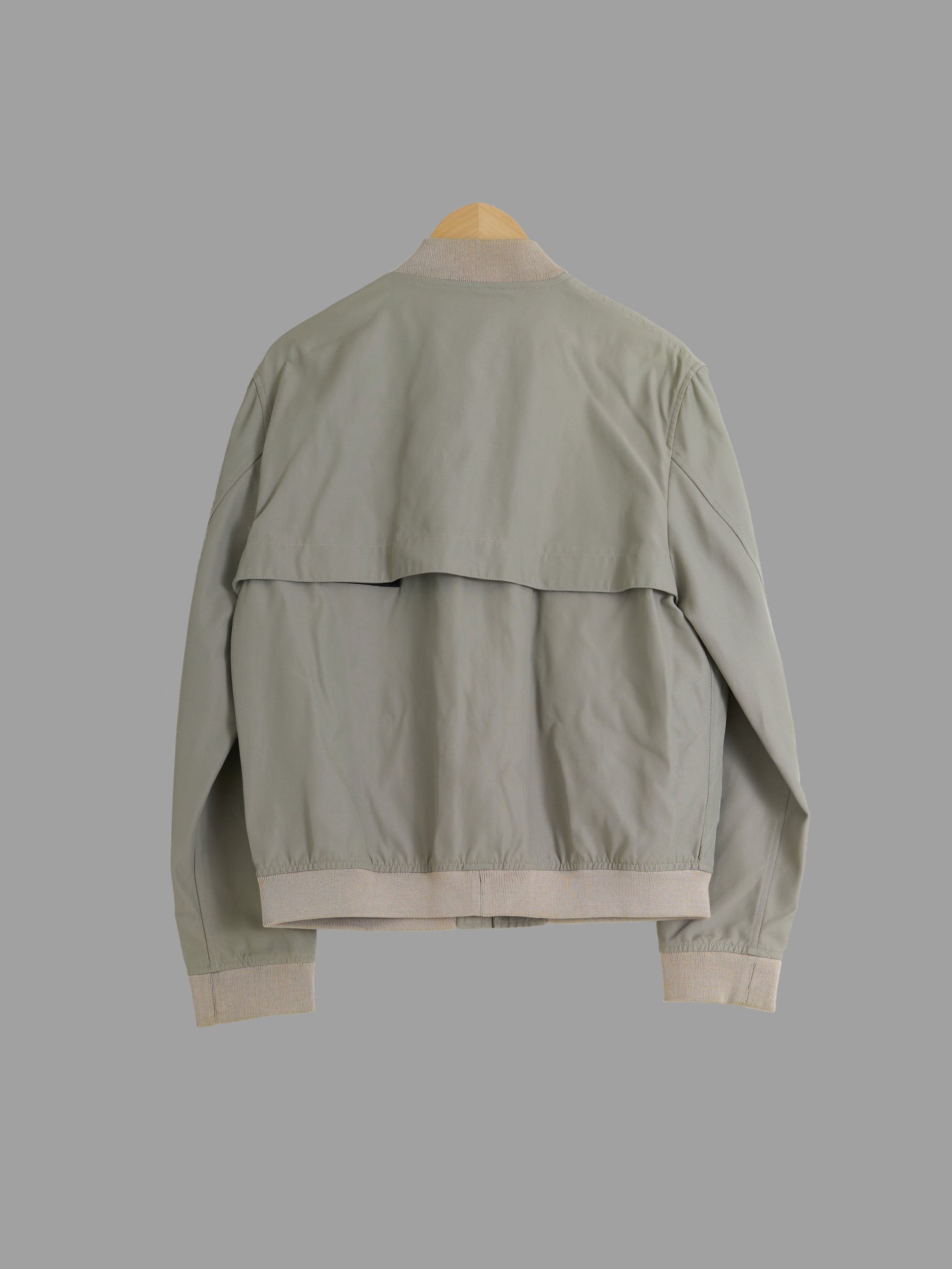 Samsonite greeny beige nylon interior pocket bomber jacket - size 46