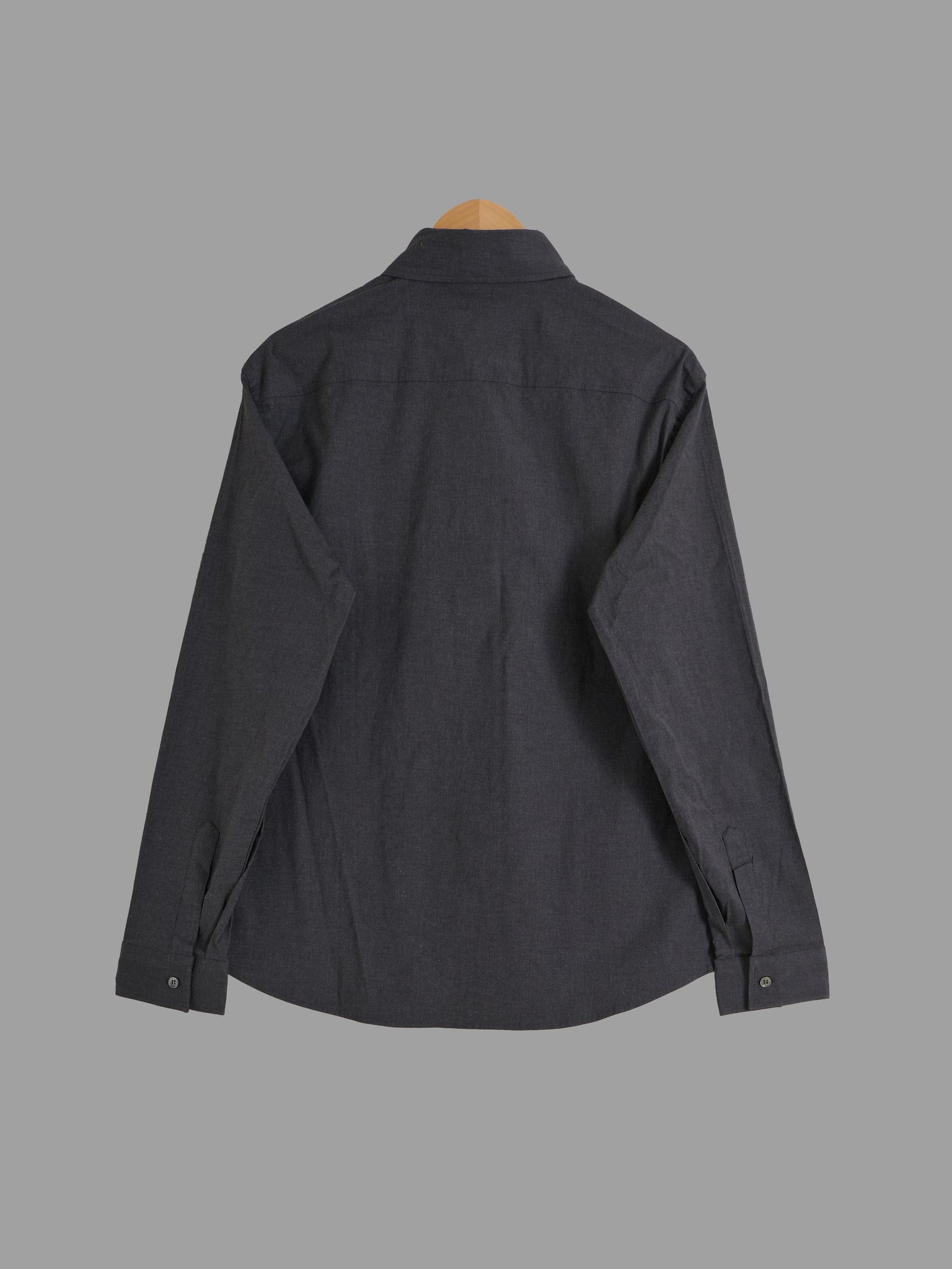 Samsonite dark grey stretch cotton shirt - approx mens size M - L