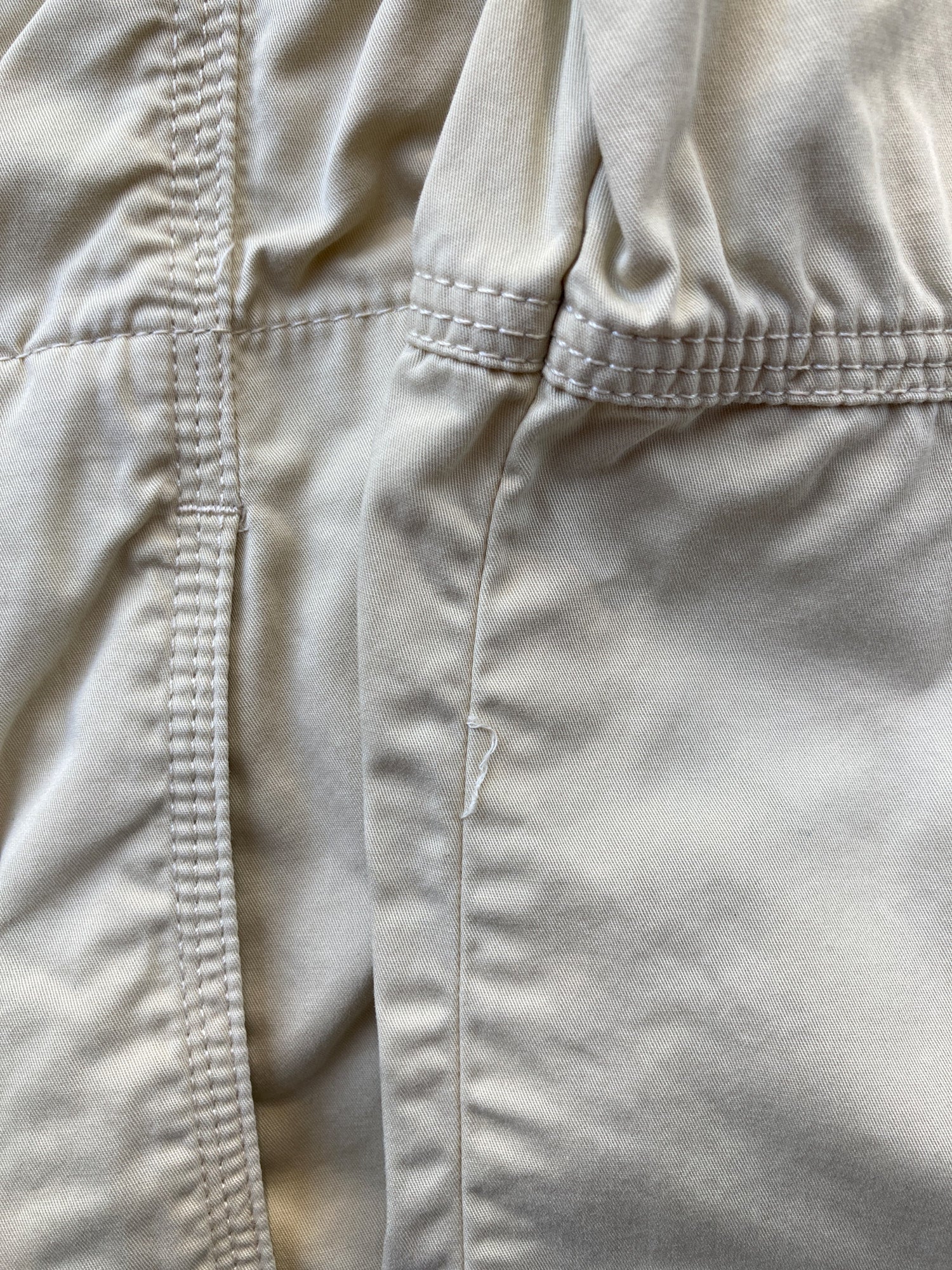 Mandarina Duck 1990s beige cotton stand collar jacket - womens IT 46 M L