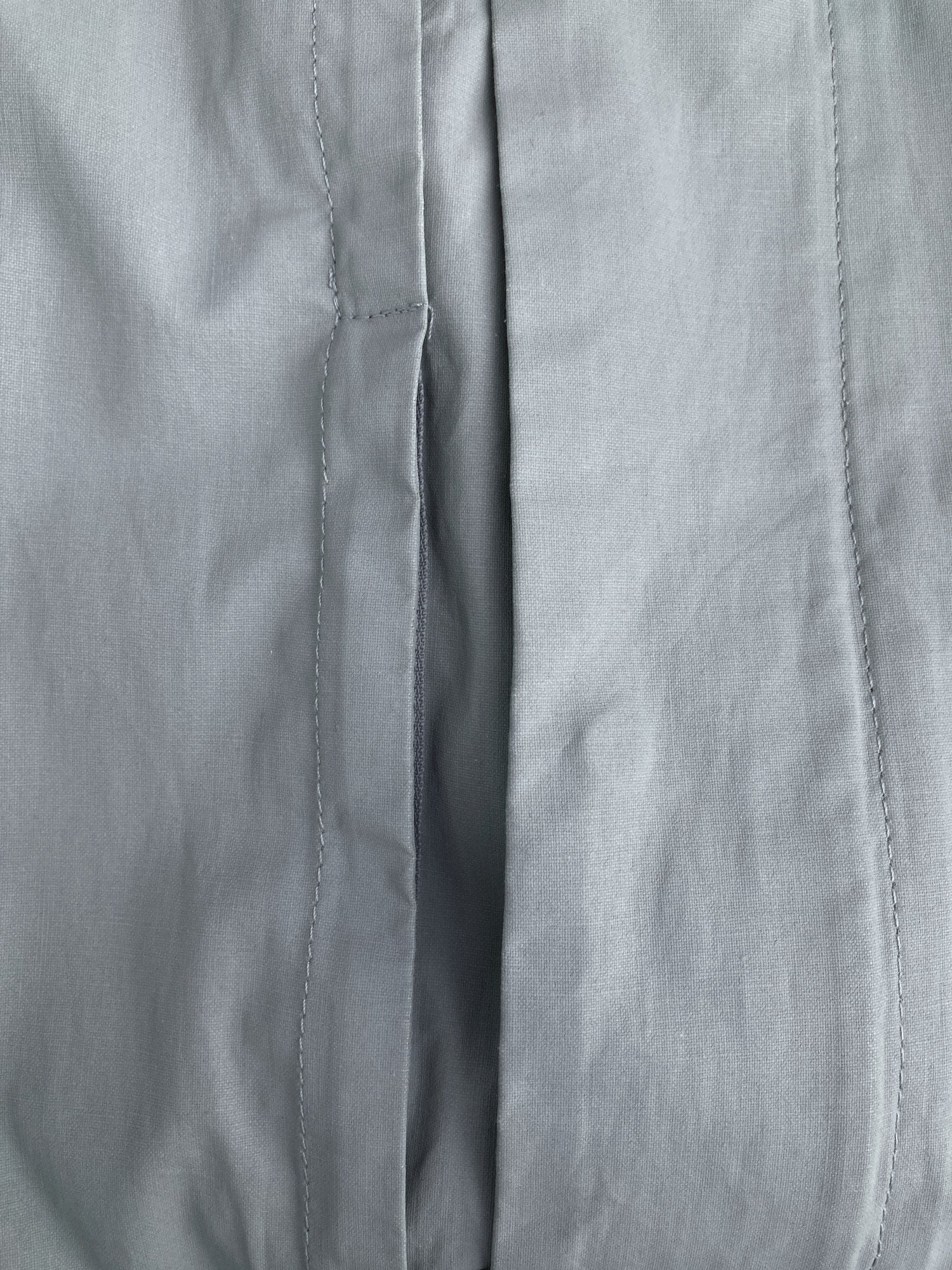 Mandarina Duck 1990s khaki grey drawstring waist stand collar jacket - mens 48