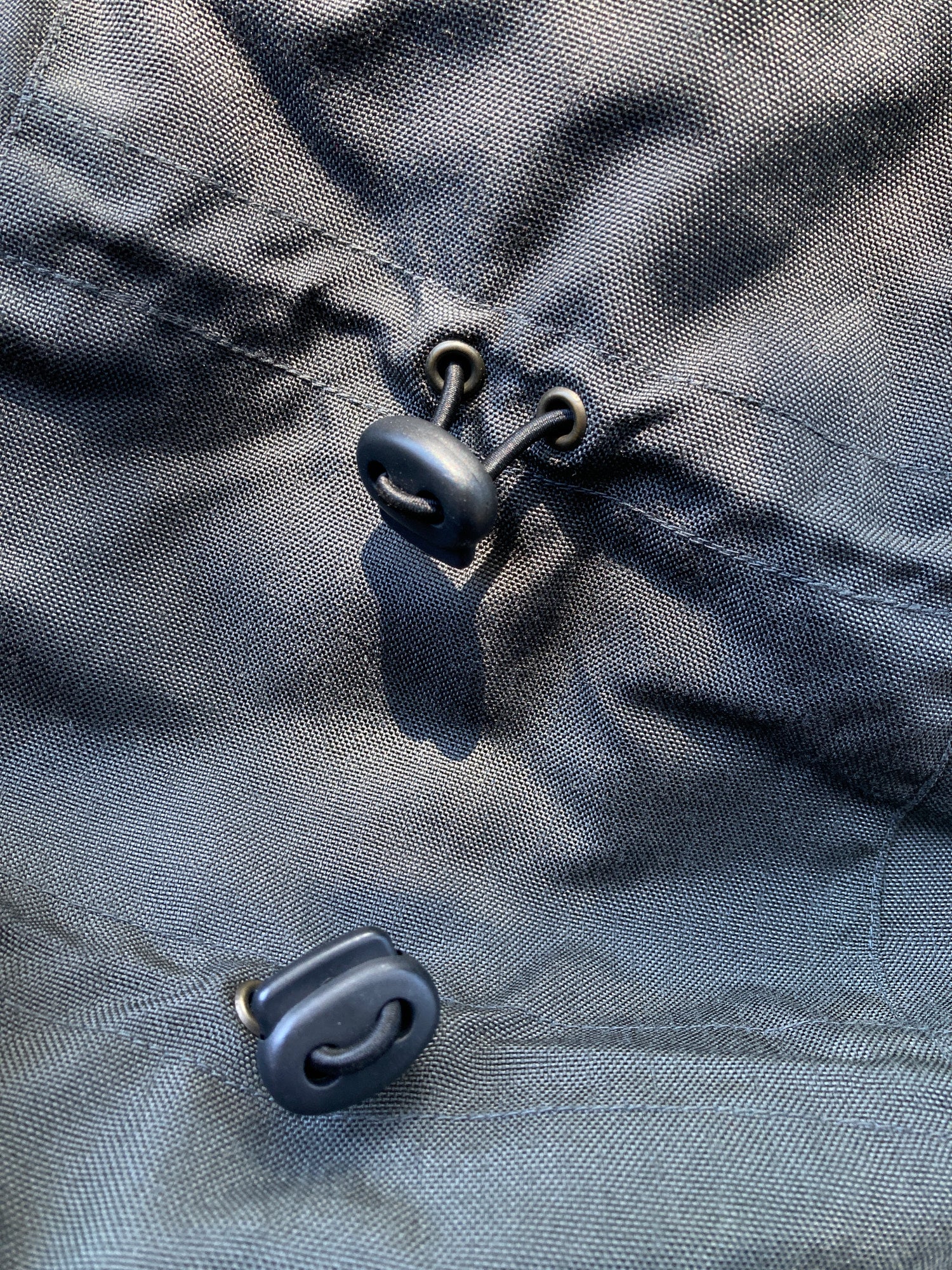 Levi’s Engineered Jeans dark green-grey nylon hooded crotch flap parka