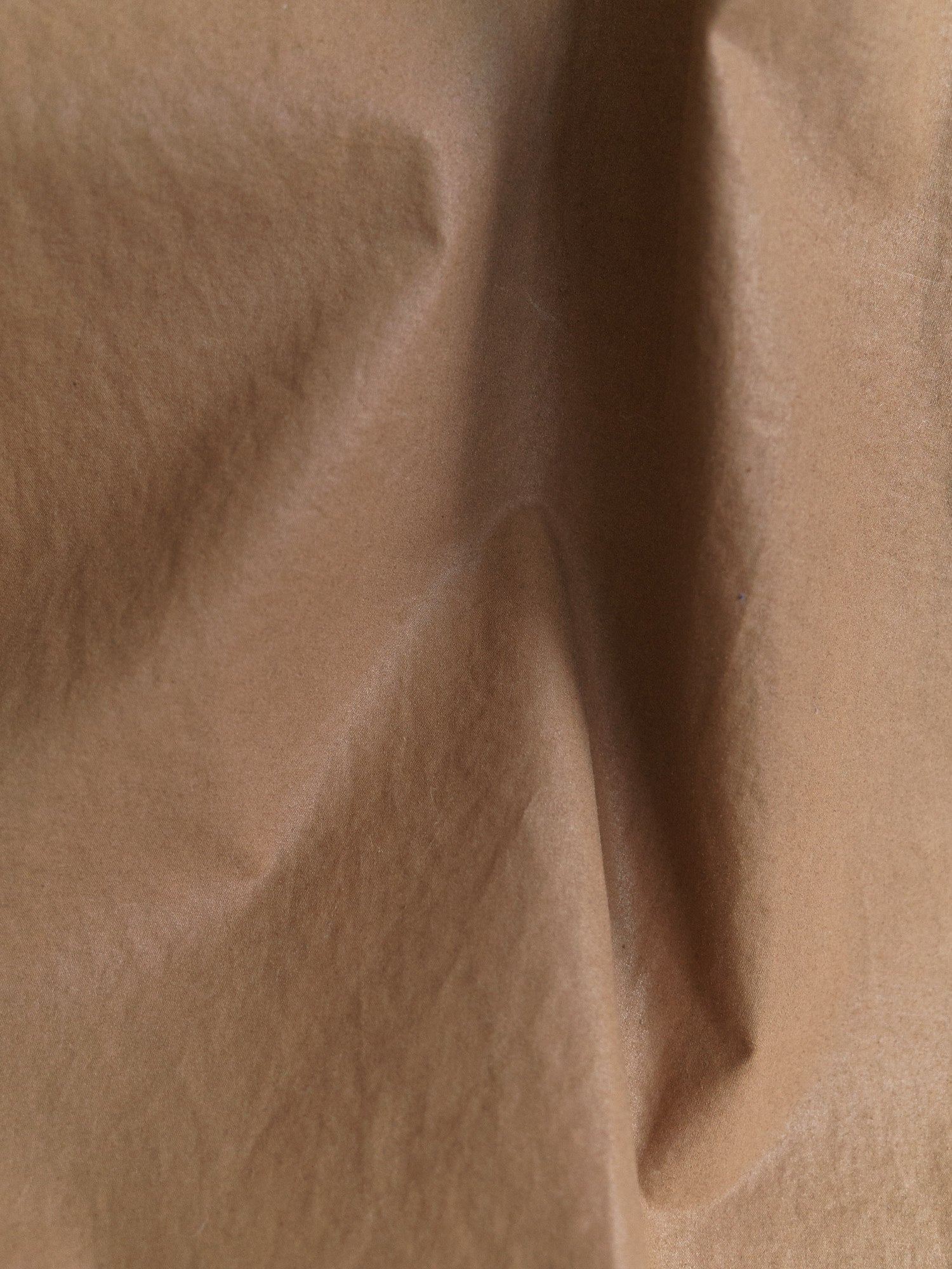 Rick Owens SS2015 FAUN brown coated cotton v neck sleeveless tunic - mens XS