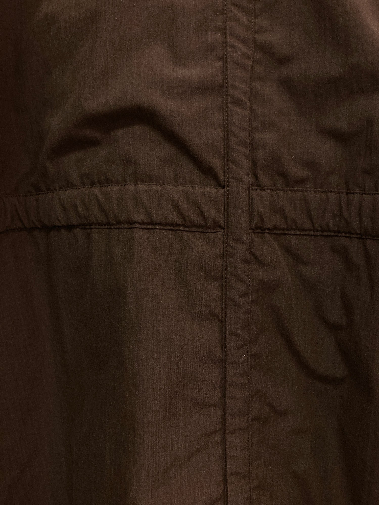 Yoshiki Hishinuma brown thinsulate padded drawstring rectangle coat - S M L