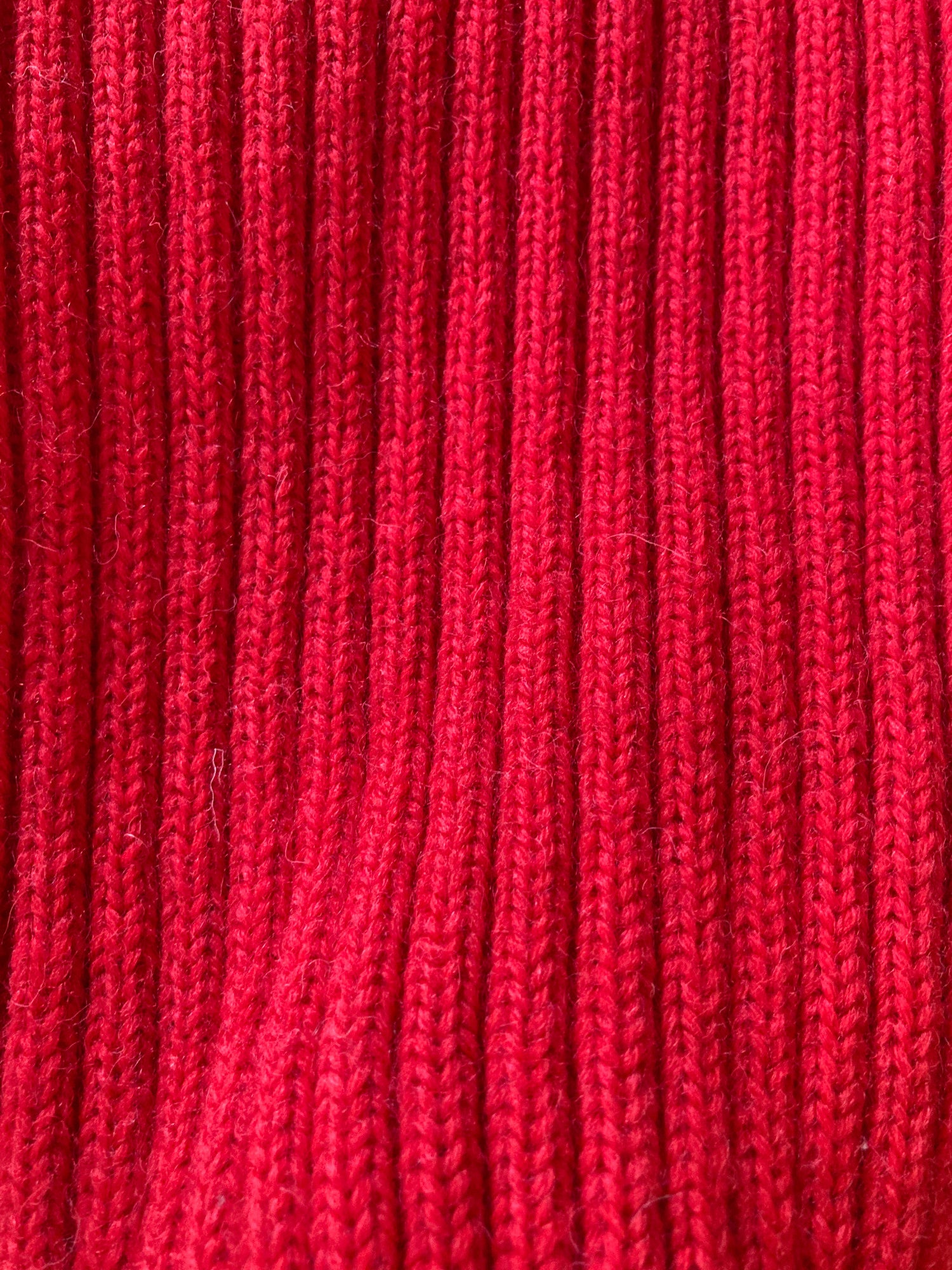 Peter Storm 1997 red W1 proofed wool rib knit waterproof beanie