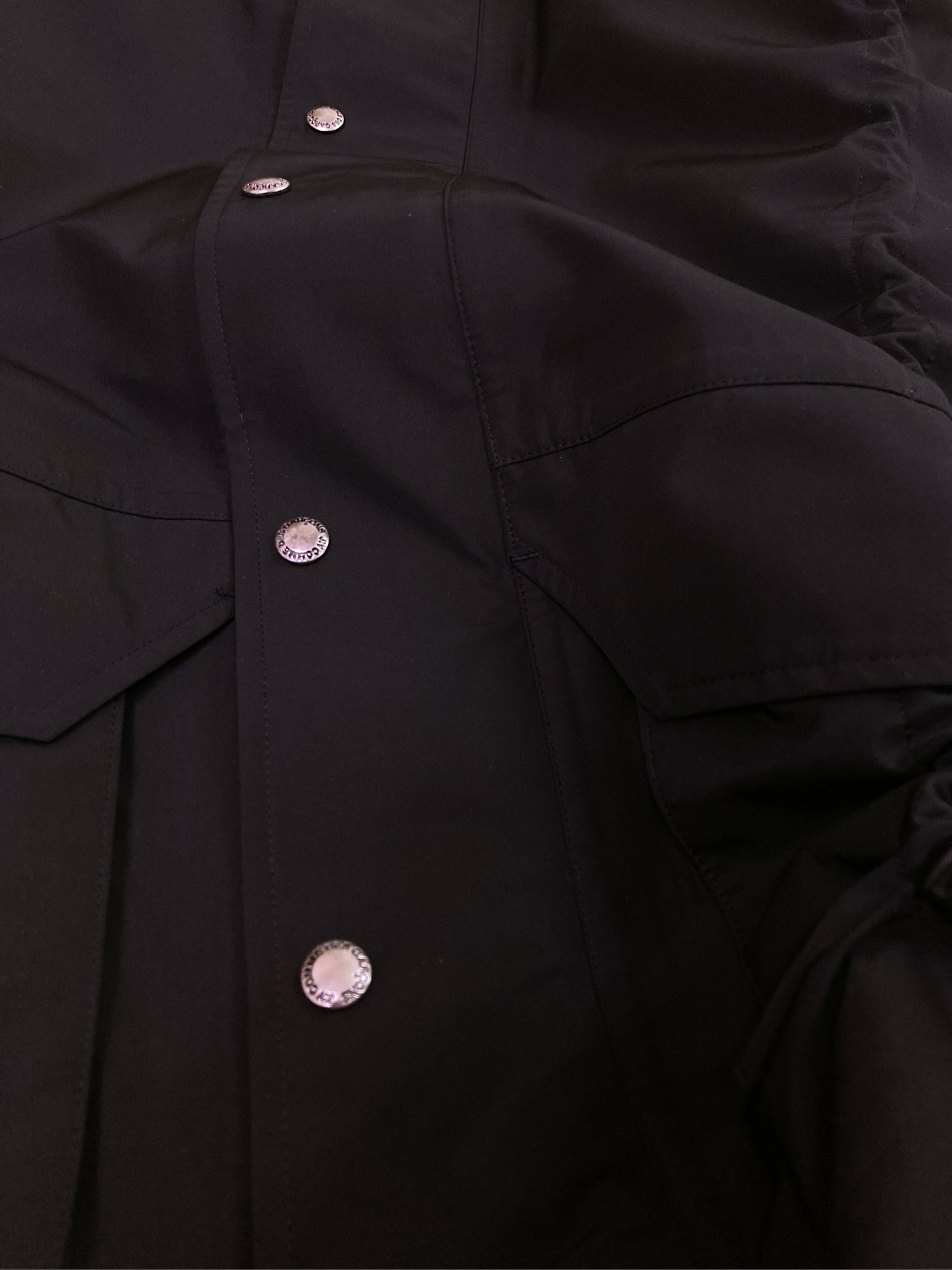 Junya Watanabe AW2005 black GORE-TEX drawstring jacket and skirt set - S M