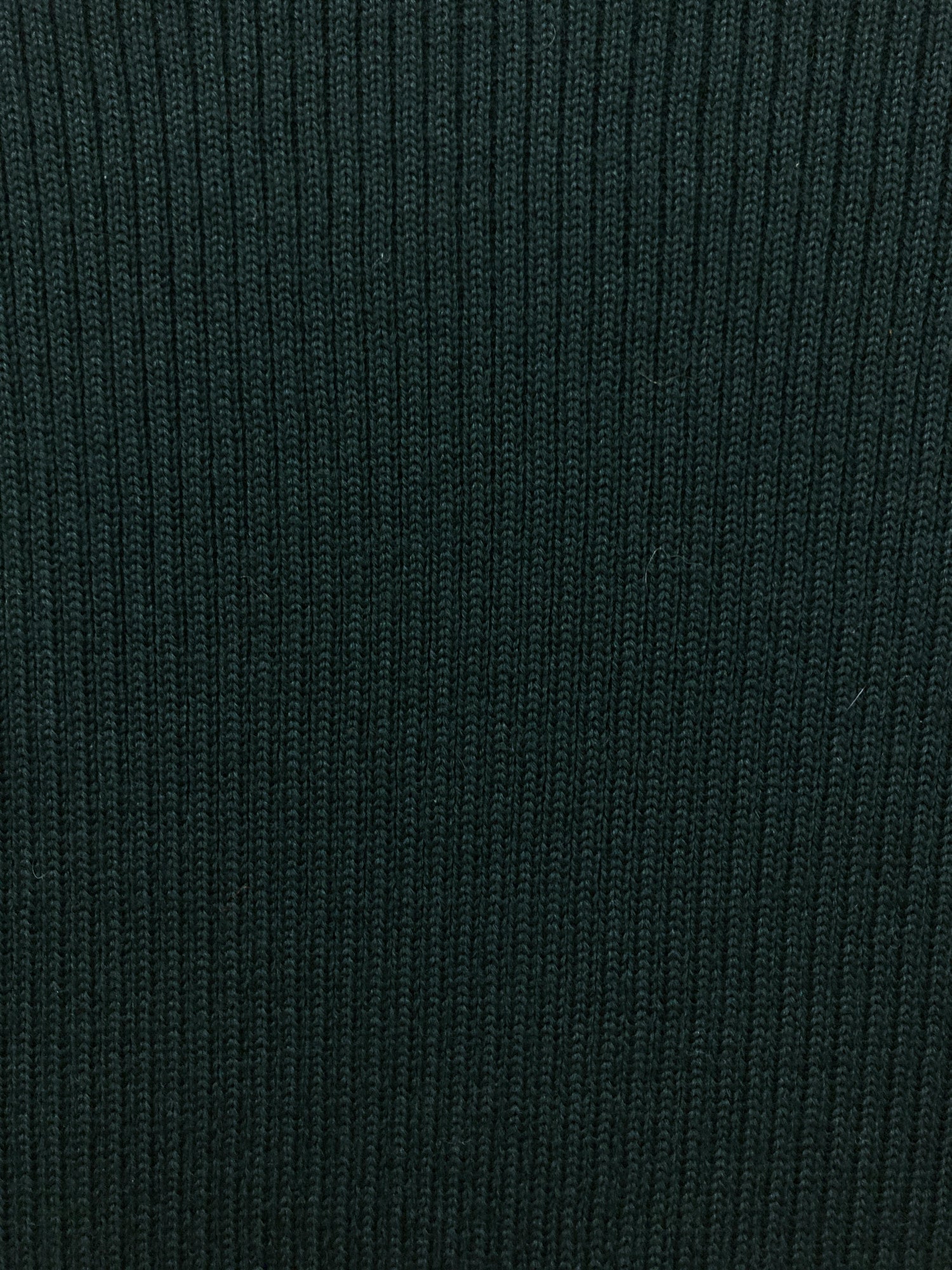Comme des Garcons 1996 bottle green wool rib knit jumper - M S