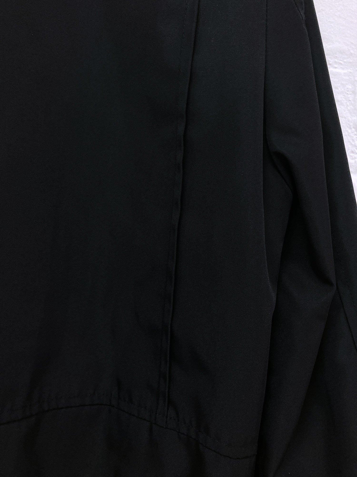 Giuliano Fujiwara black polyester multi pocket bomber jacket - size 44 XS S