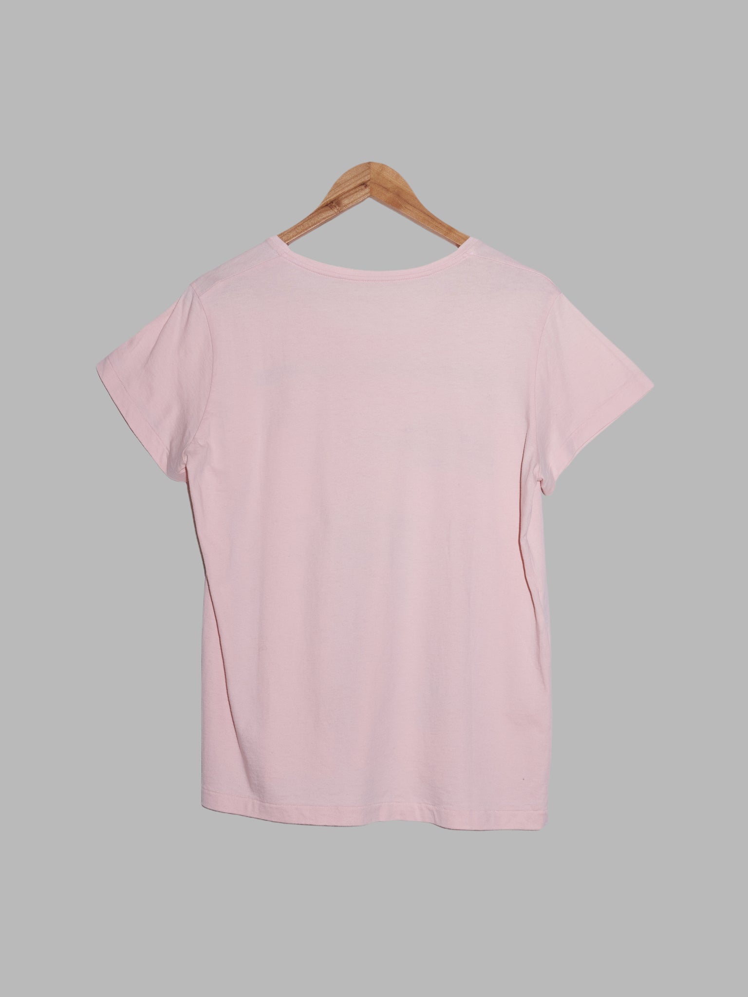 Cosmic Wonder pink cotton t-shirt with print of 'Cosmic Wonder Free Press 1' - S