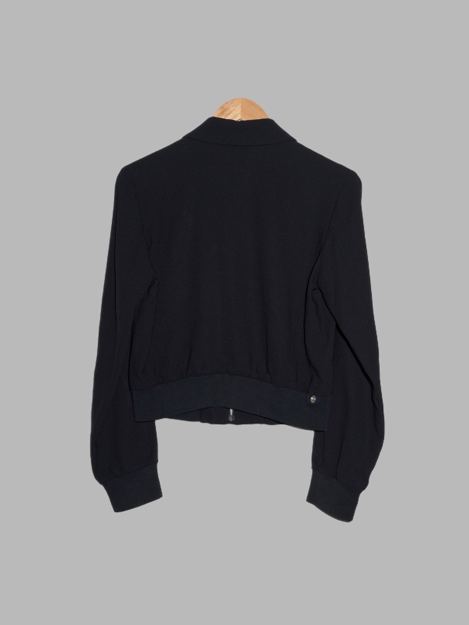 Tricot Comme des Garcons 1995 black zip jacket with security tag still attached
