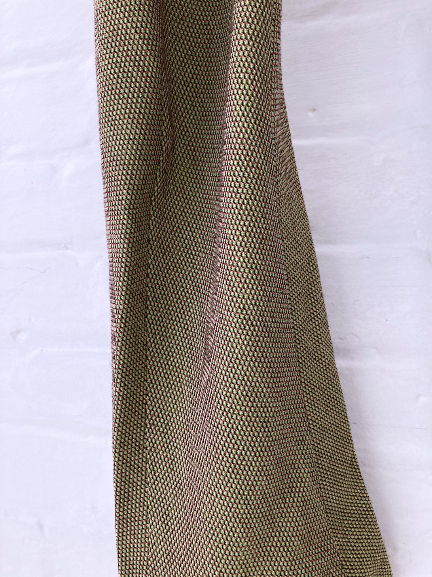 Junya Watanabe Comme des Garcons AW1997 textured green wool 3D panelled trousers