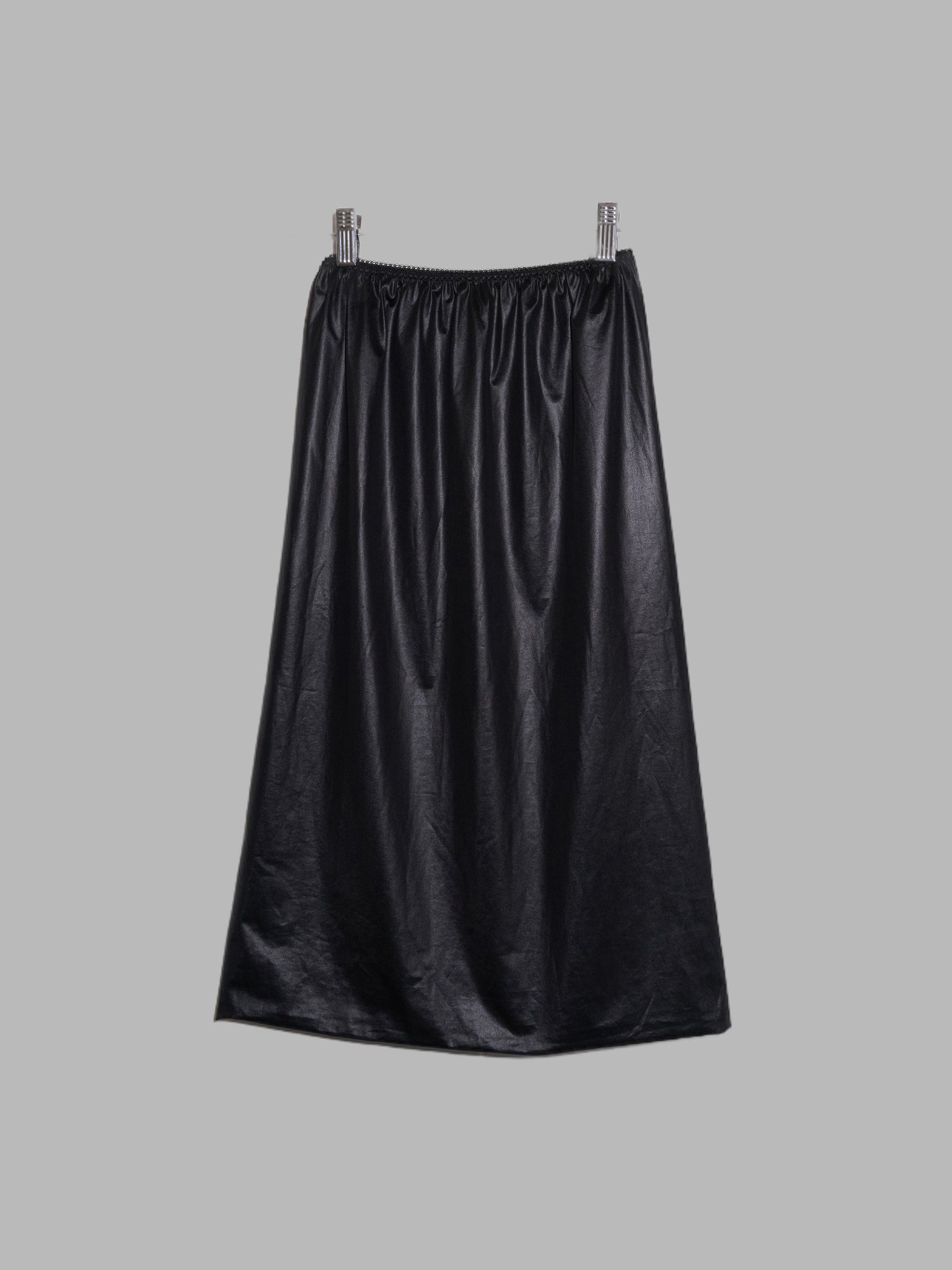 Jean Colonna sheeny black tube dress or double-layered skirt - size 38