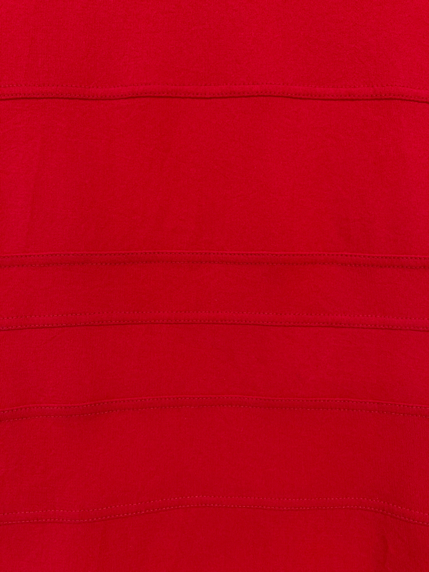 Jean Colonna red nylon panelled mesh polo shirt - S