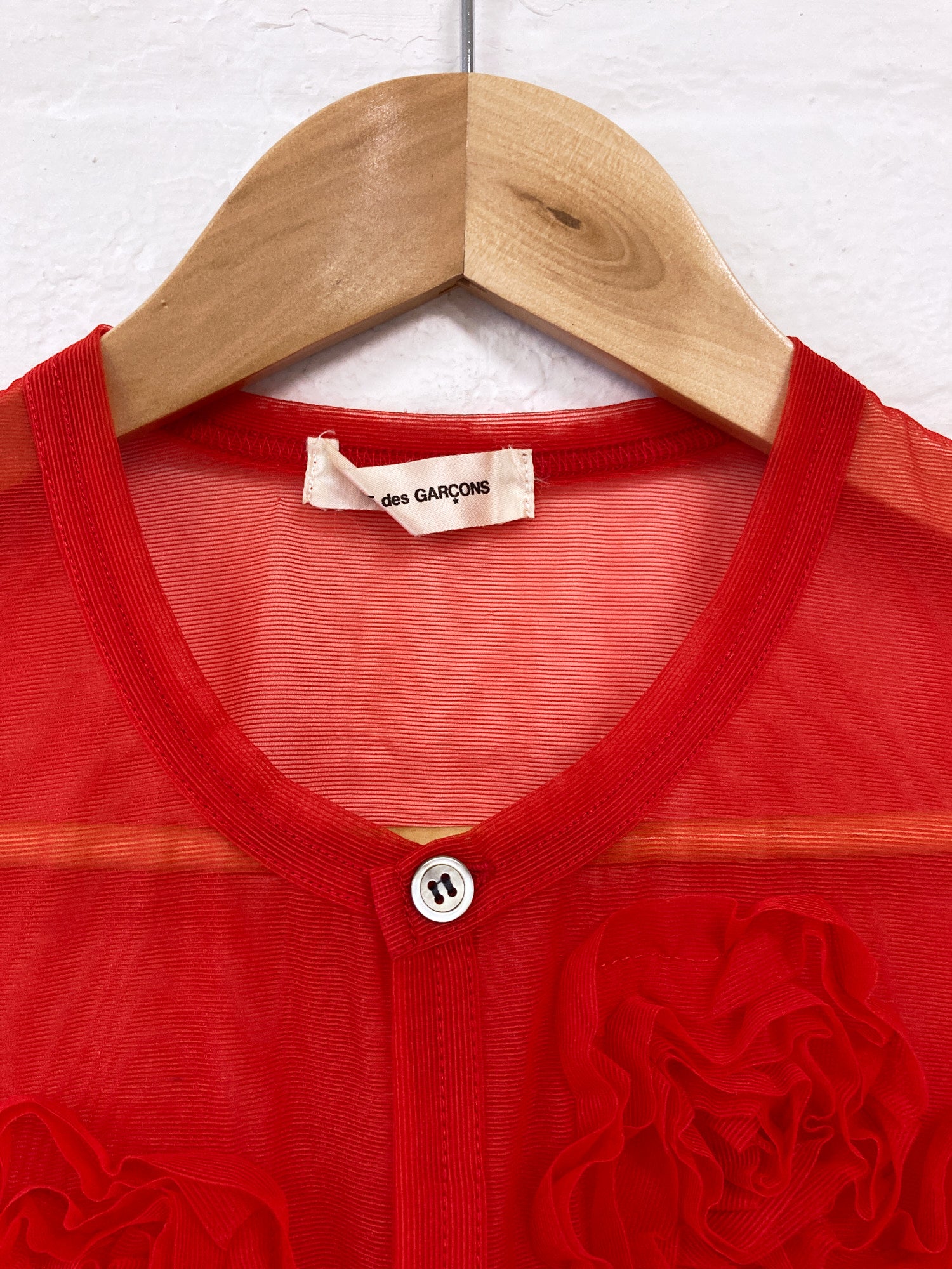 Comme des Garçons Flower Sheer Tops 【公式通販】