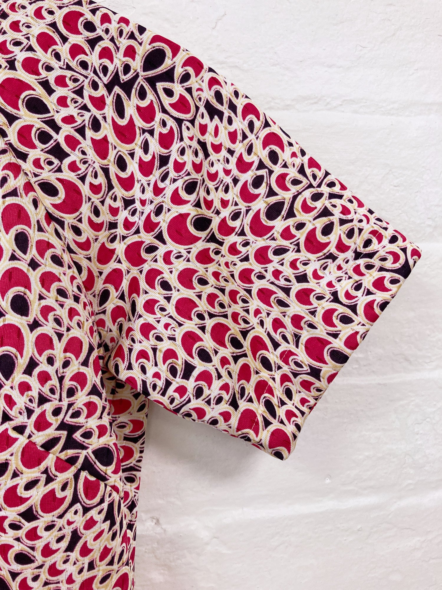 Tricot Comme des Garcons 1996 teardrop print polyester sports mesh 