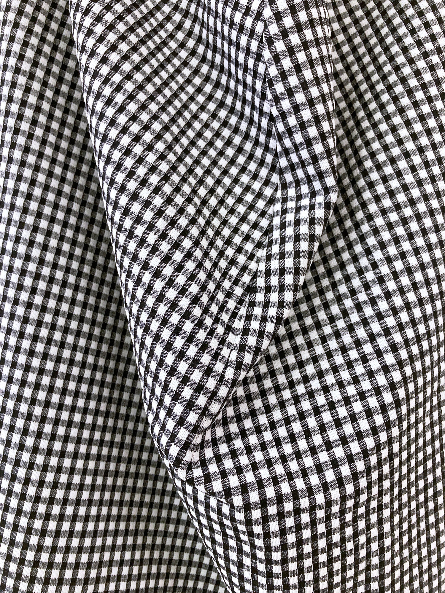 Comme des Garcons SS1997 'dress meets body' gingham dress or Comme des Garcons SS1997 'dress meets body' gingham dress or