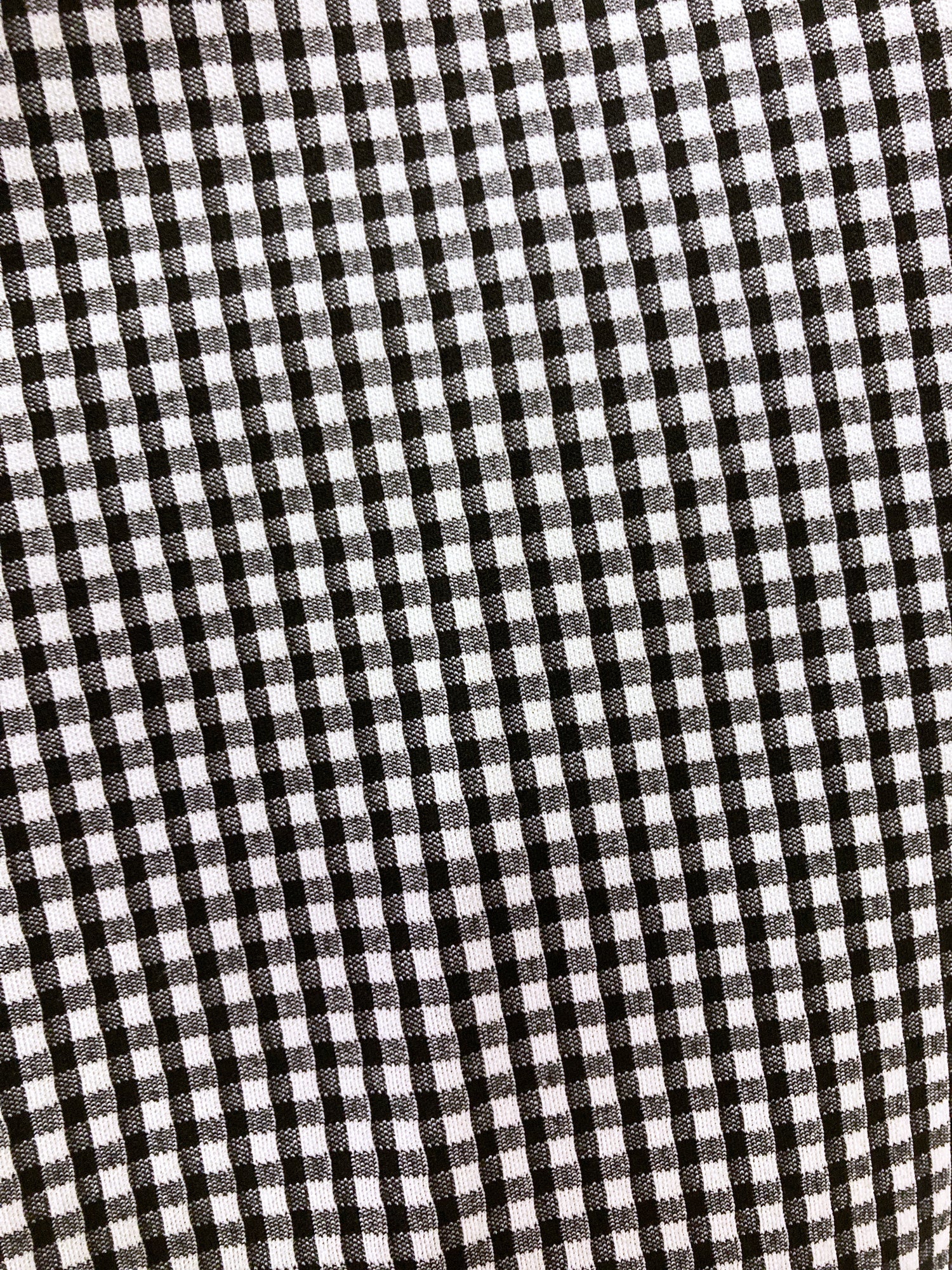 Comme des Garcons SS1997 'dress meets body' gingham dress or Comme des Garcons SS1997 'dress meets body' gingham dress or